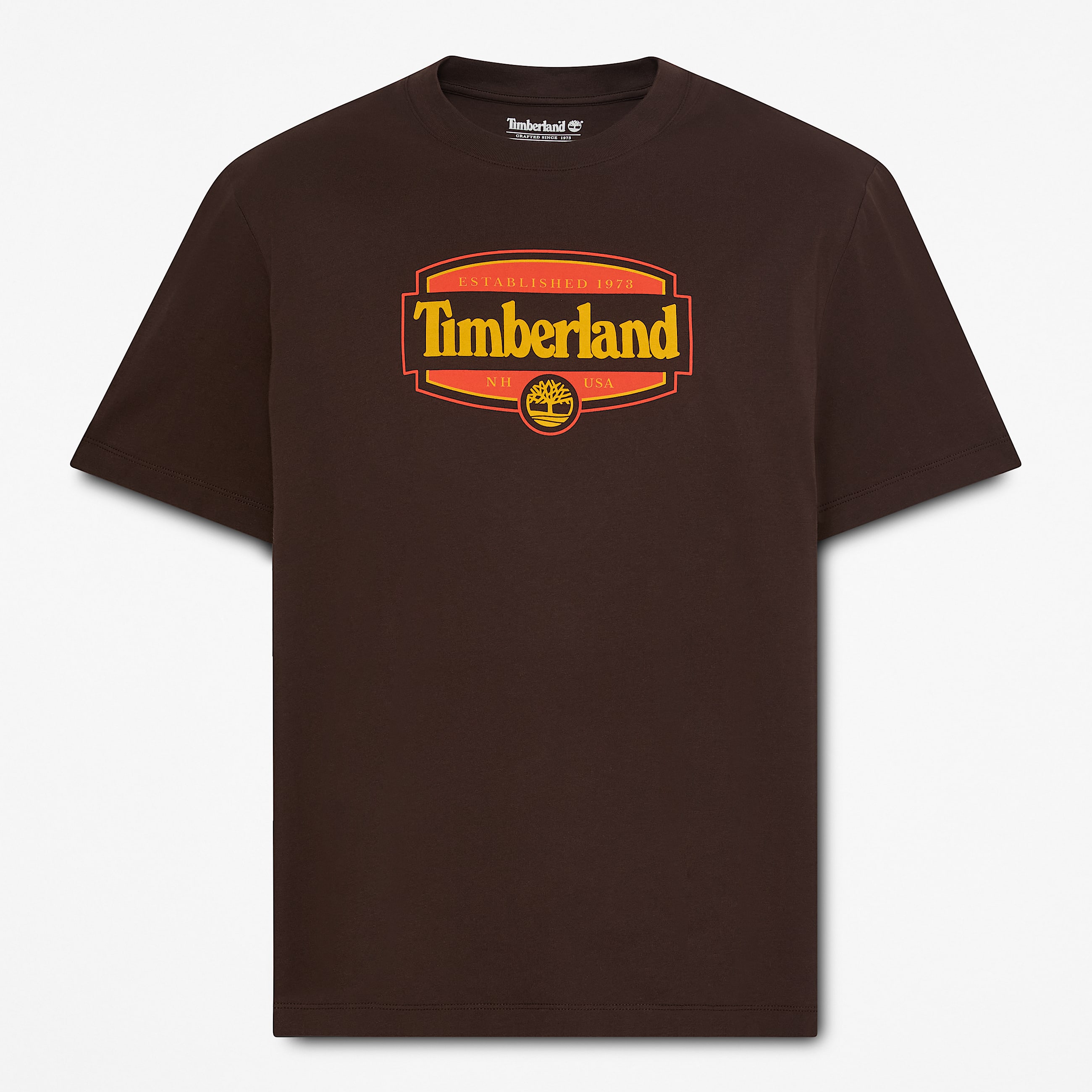 Heritage Seal Short-Sleeve T-Shirt for Men in Dark Brown