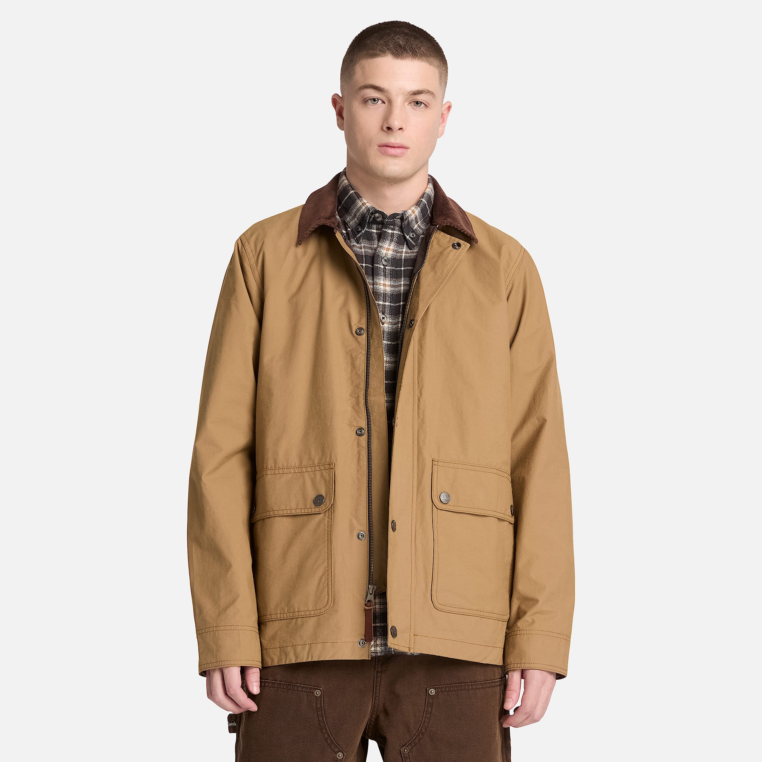 Wenham Water Repellent Field Coat for Men in Brown TBL Brown ALT1