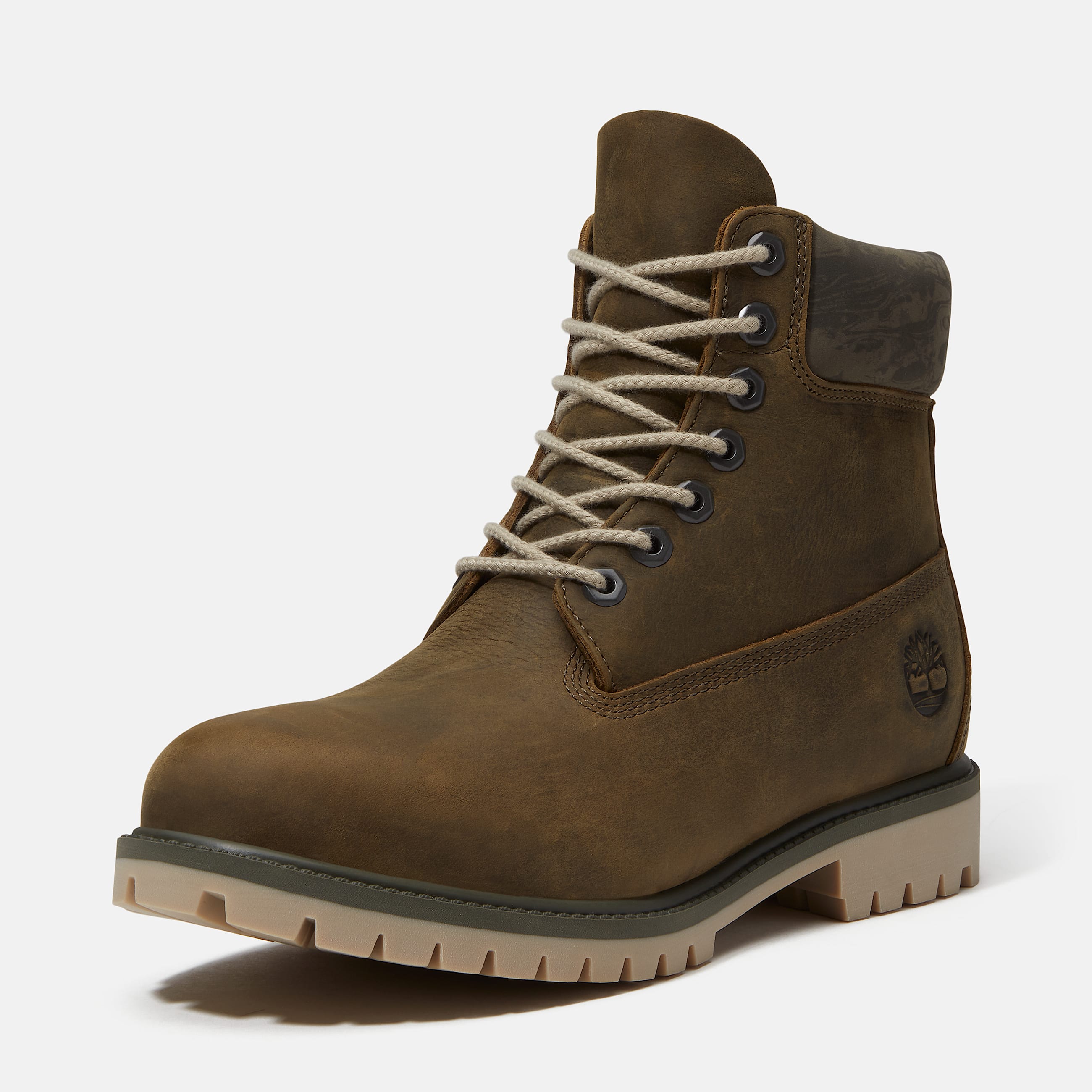 Timberland Heritage 6Inch Waterproof Boot for Men in Dark Green TBL Green ALT9