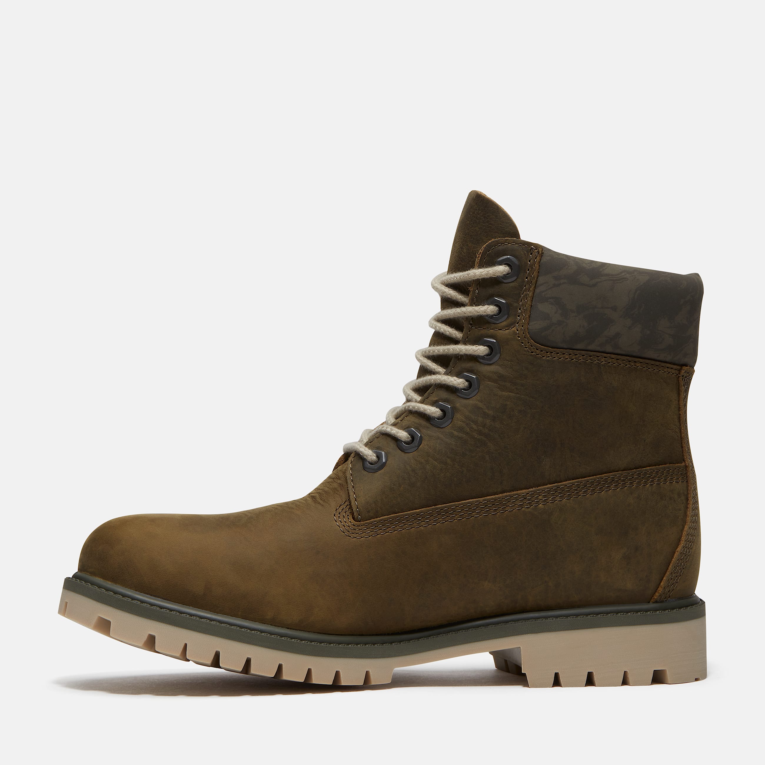 Timberland Heritage 6Inch Waterproof Boot for Men in Dark Green TBL Green ALT6