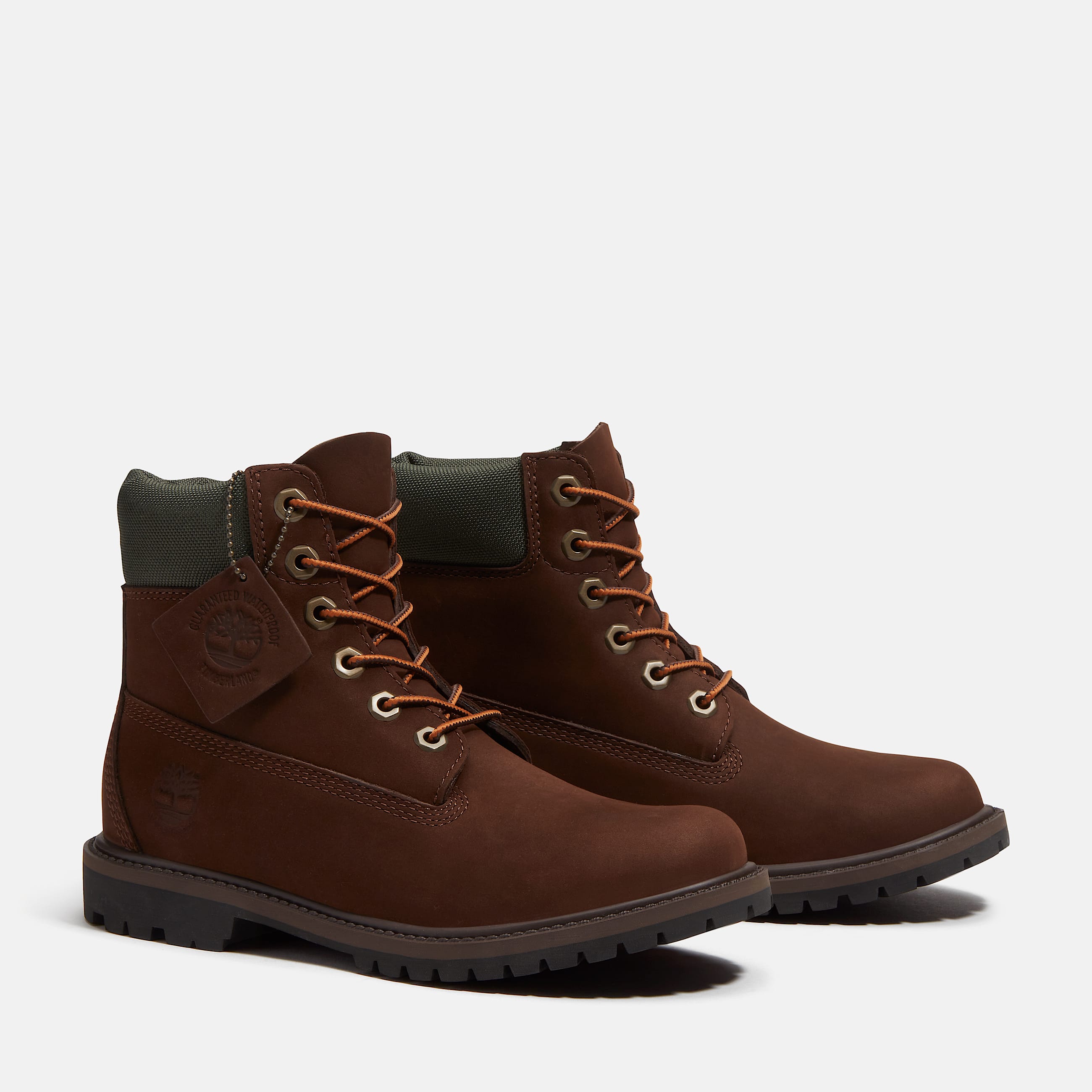 Vandtt Timberland Premium 6tommer stvle til kvinder i mrkebrun TBL Brun ALT4