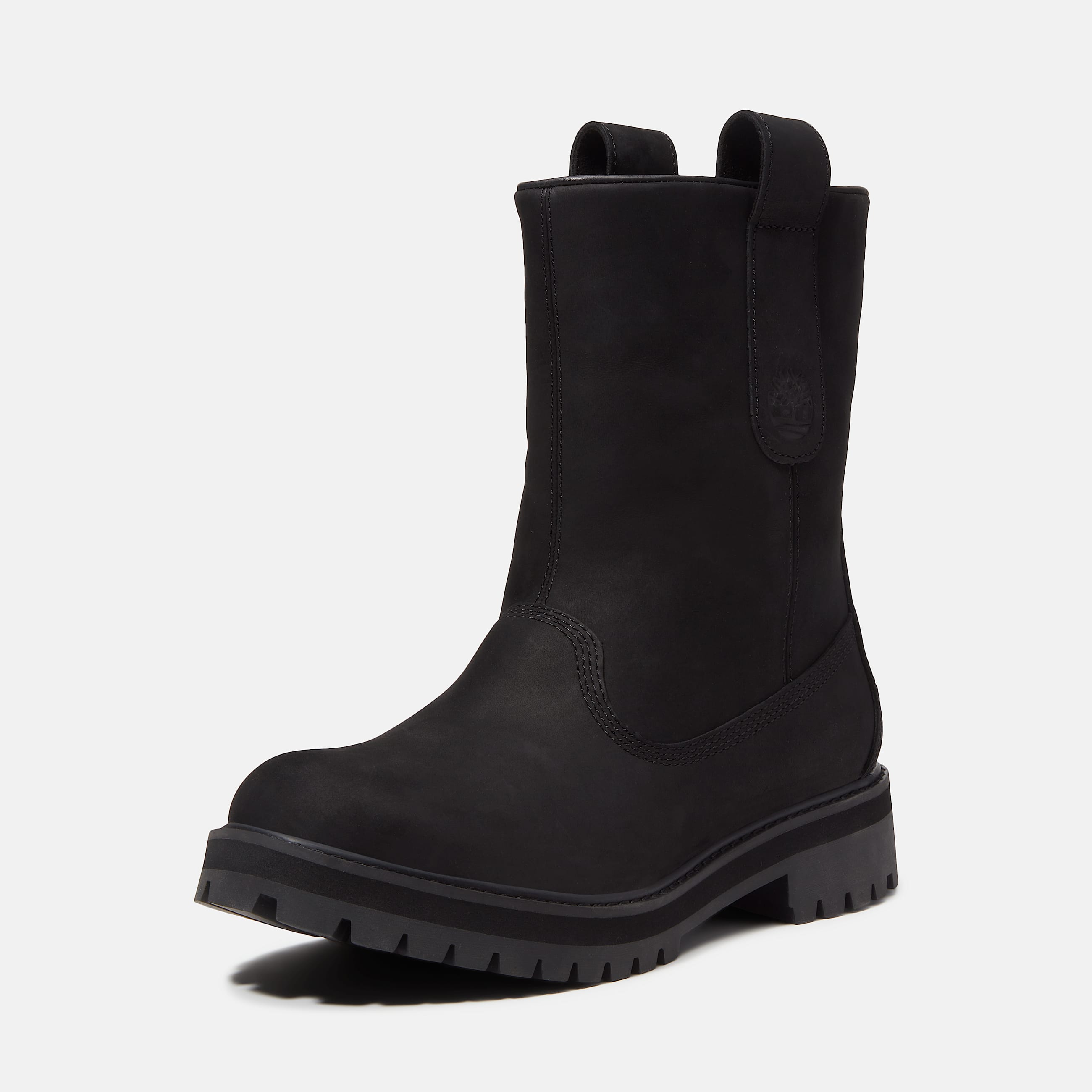 Timberland Heritage Mid PullOn Boot for Men in Black TBL Black ALT9