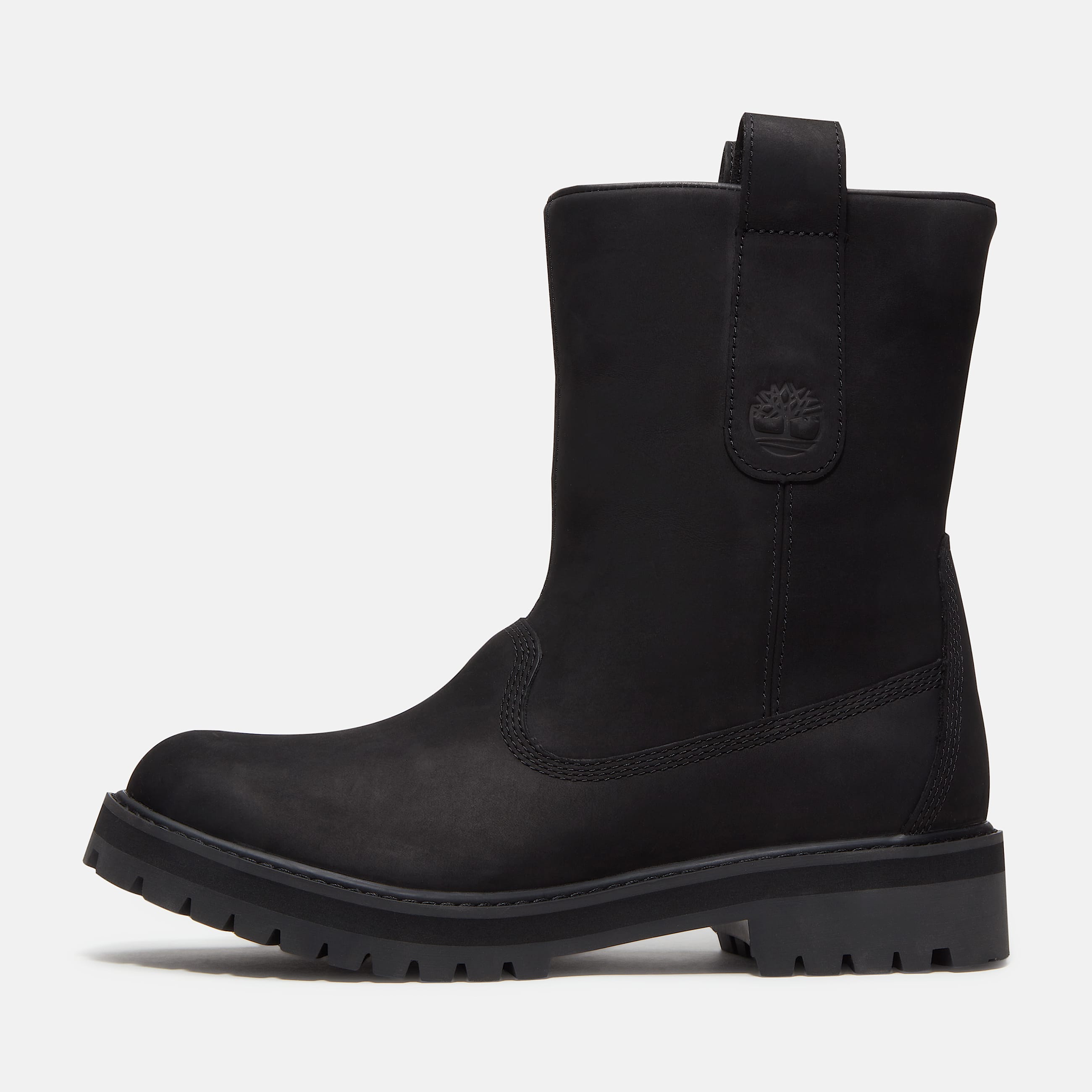Timberland Heritage Mid PullOn Boot for Men in Black TBL Black ALT8