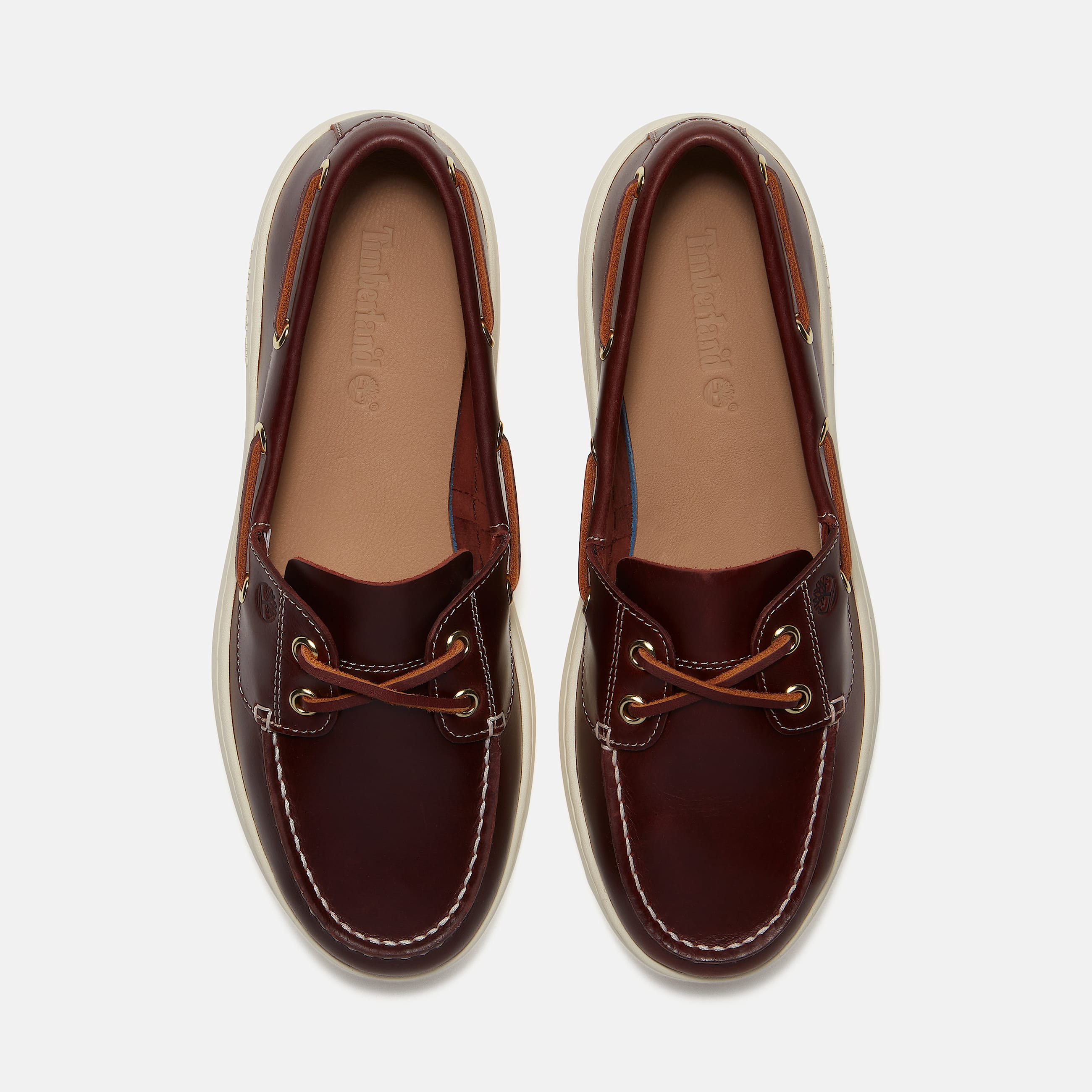 Chaussure bateau Portofino Pier pour femme en bordeaux TBL bordeaux ALT2