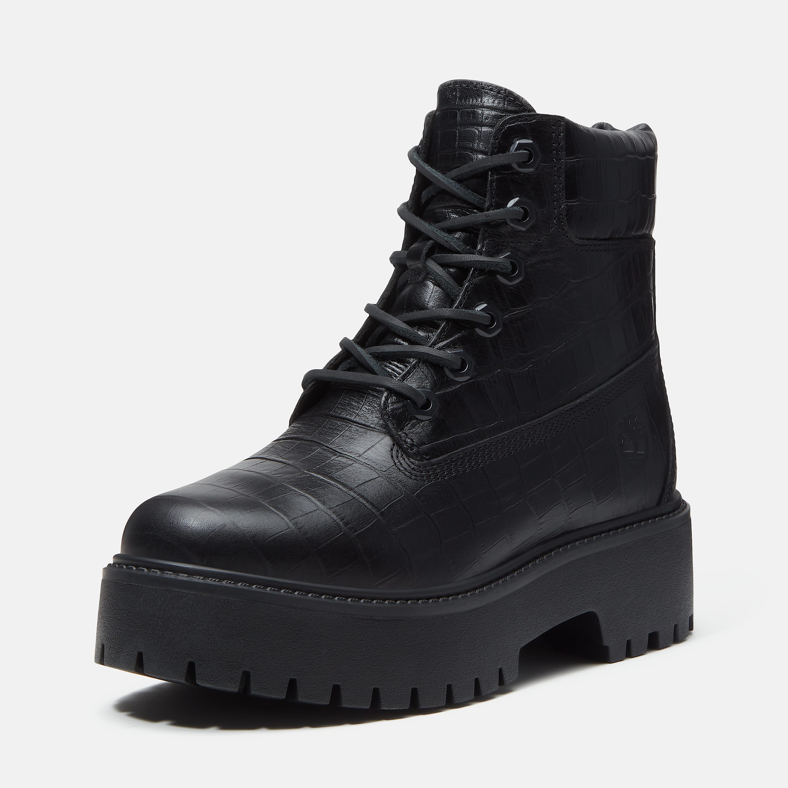 Botas 6Inch con plataforma Stone Street para mujer en negro TBL negro ALT9