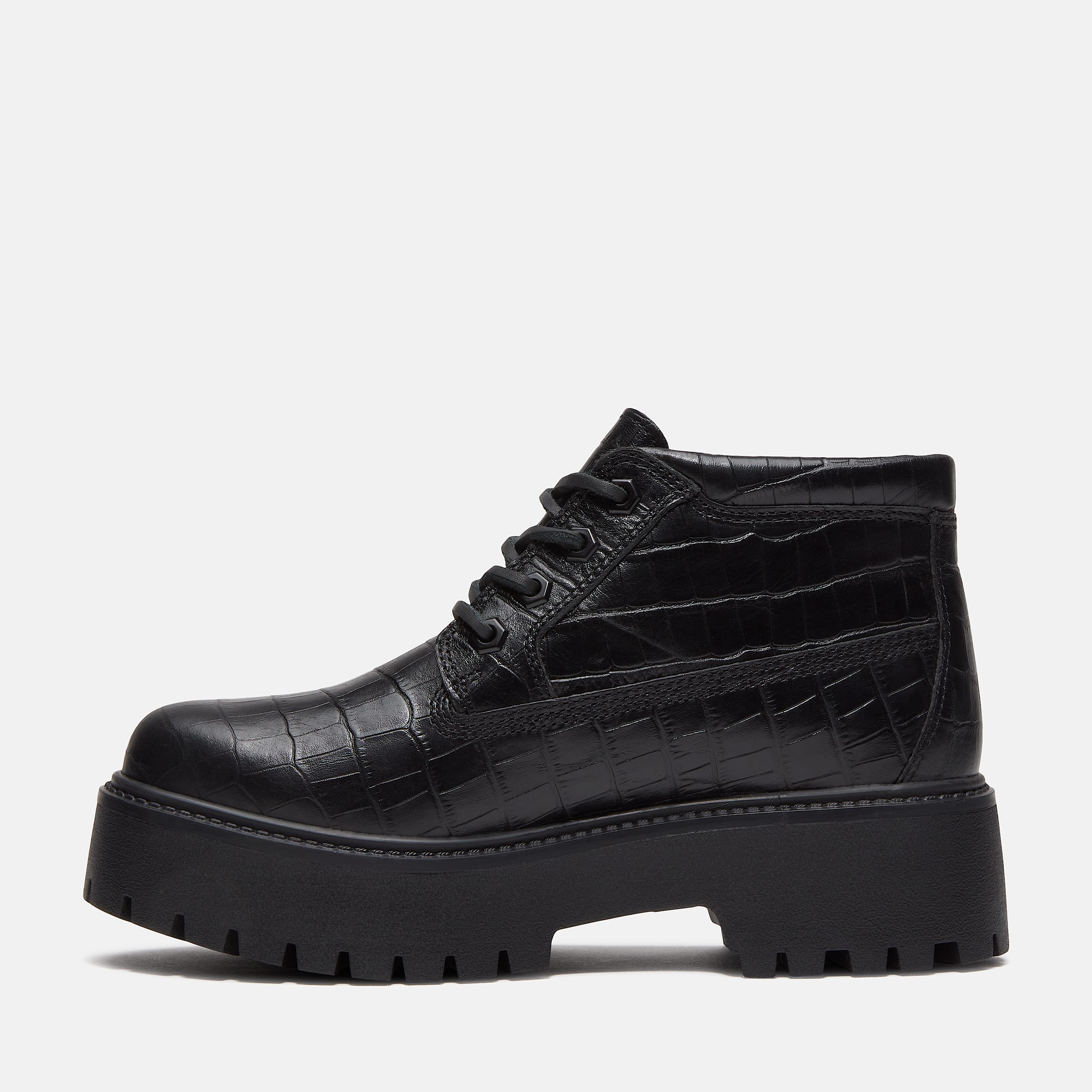 Stone Street Platform Mid Boot for Women in Black TBL Black ALT6