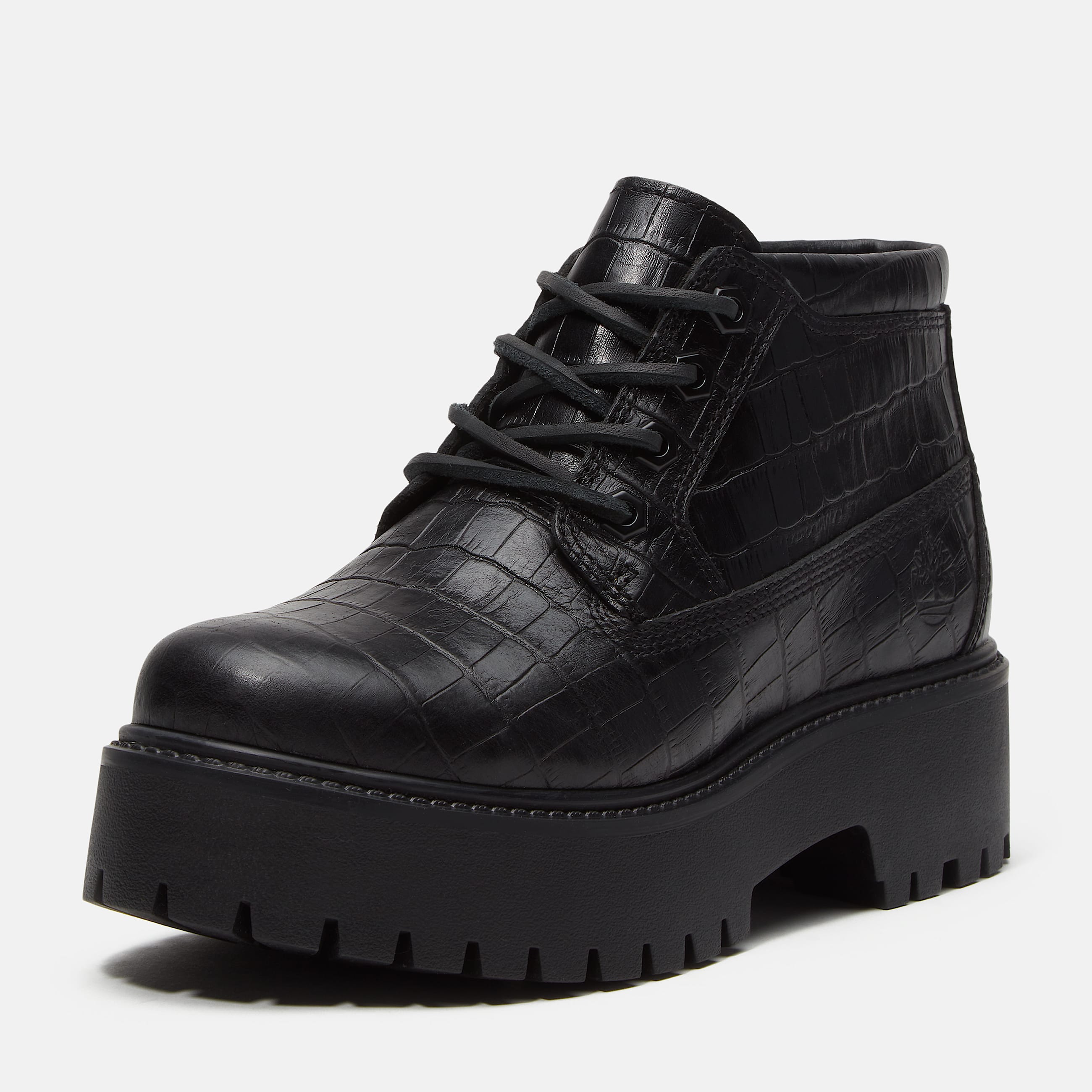 Stone Street Platform Mid Boot for Women in Black TBL Black ALT10