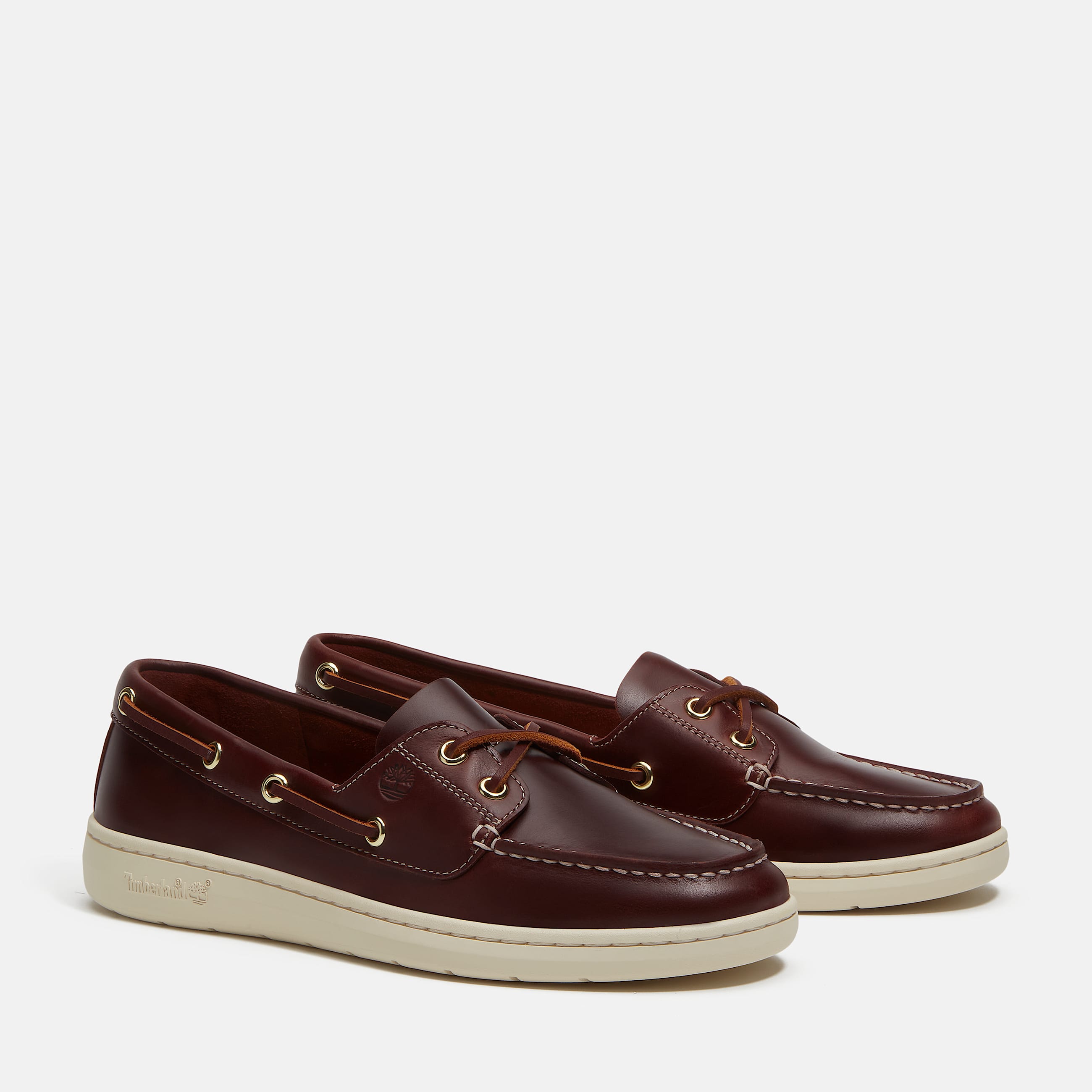 Chaussure bateau Portofino Pier pour femme en bordeaux TBL bordeaux ALT4