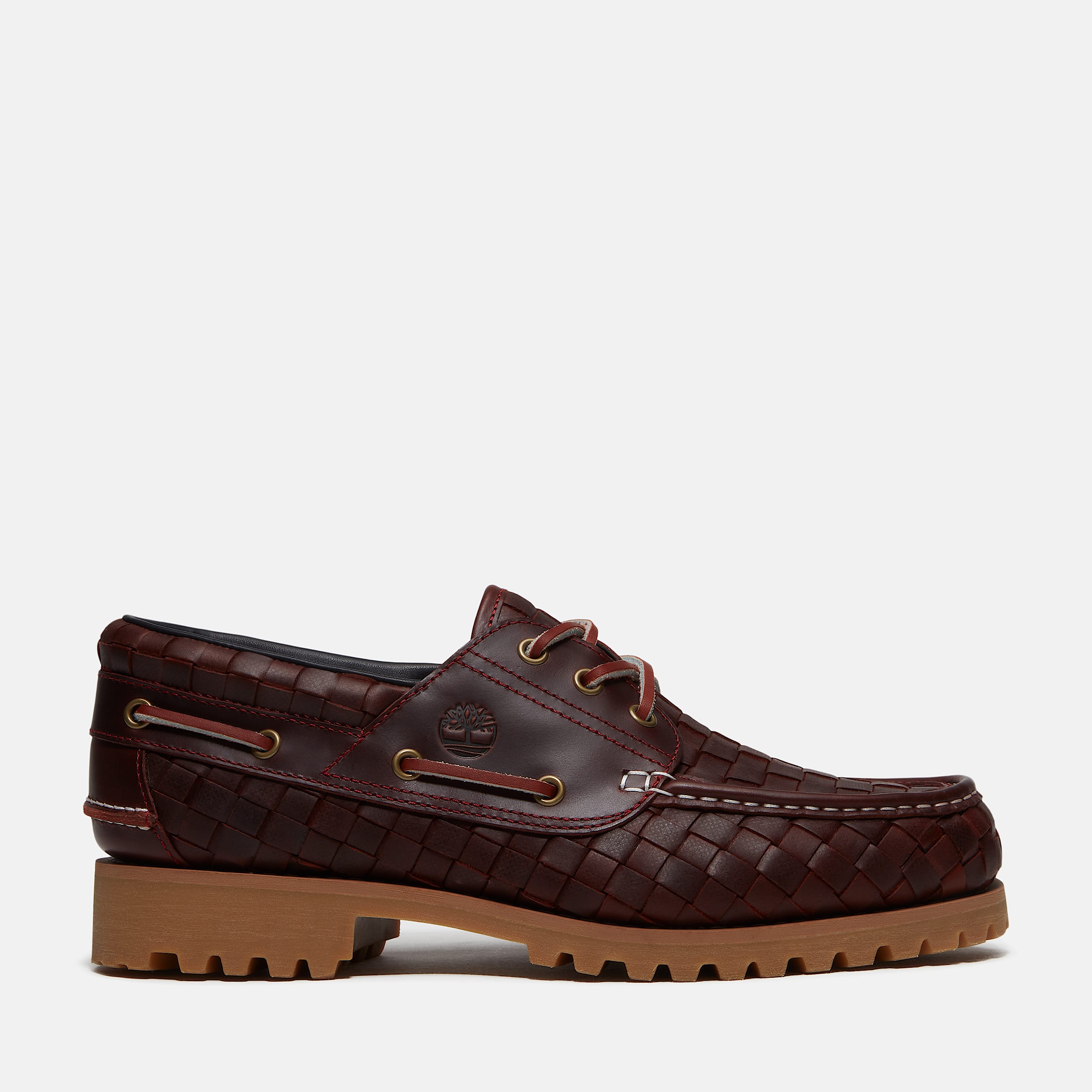Timberland Authentic Boat Shoe for Men in Burgundy TBL Burgundy HERO