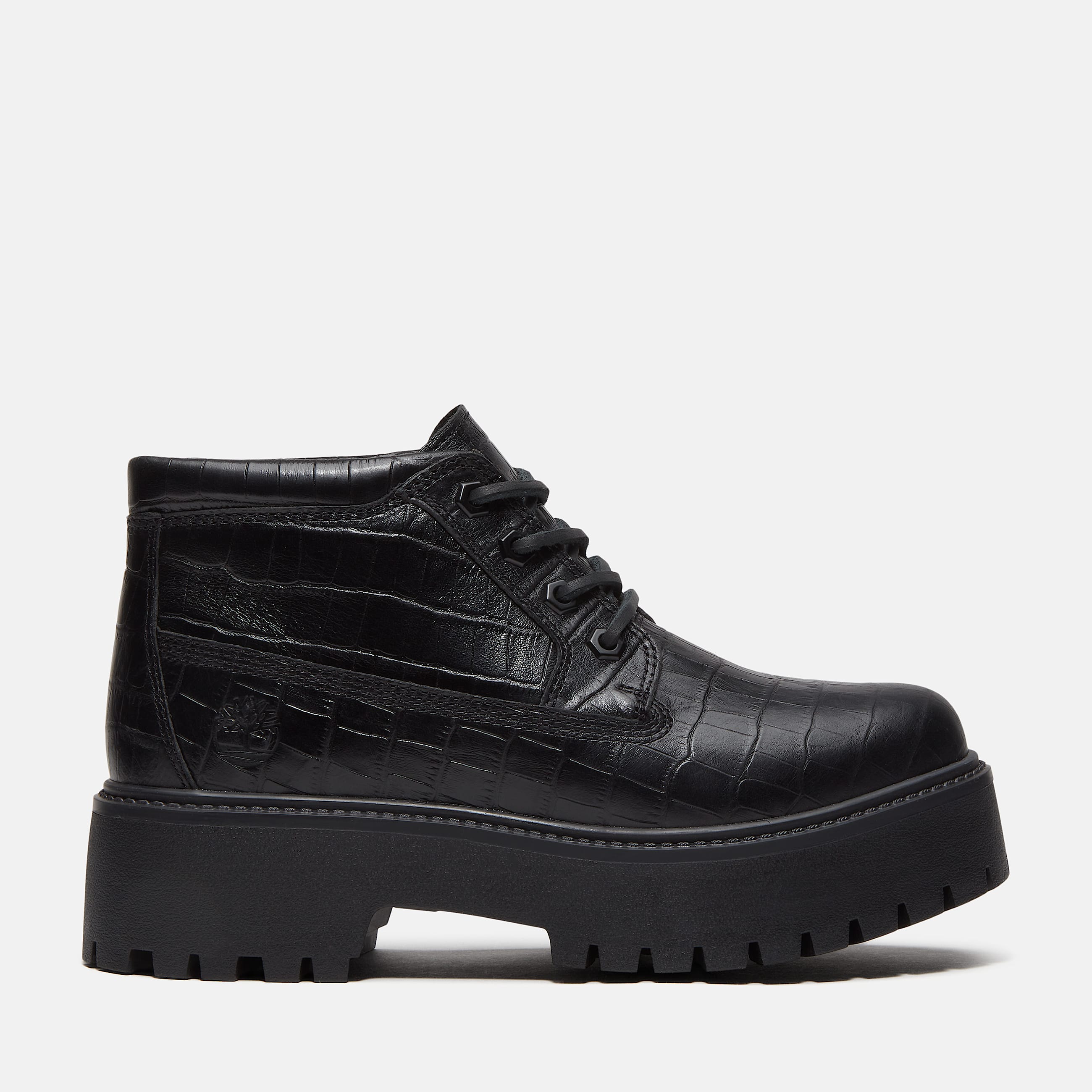Stone Street Platform Mid Boot for Women in Black TBL Black HERO