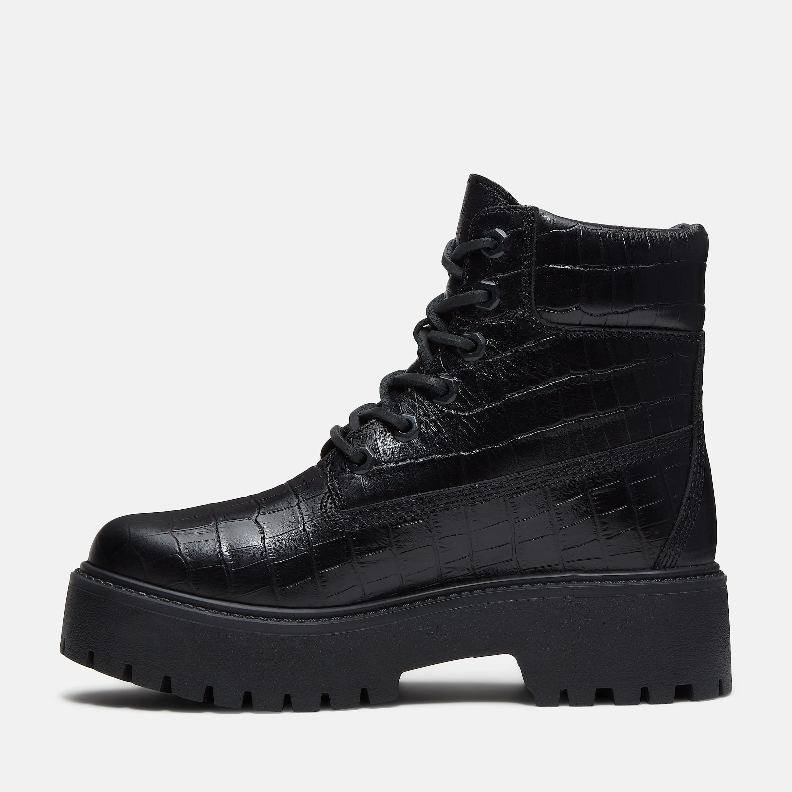 Botas 6Inch con plataforma Stone Street para mujer en negro TBL negro ALT6