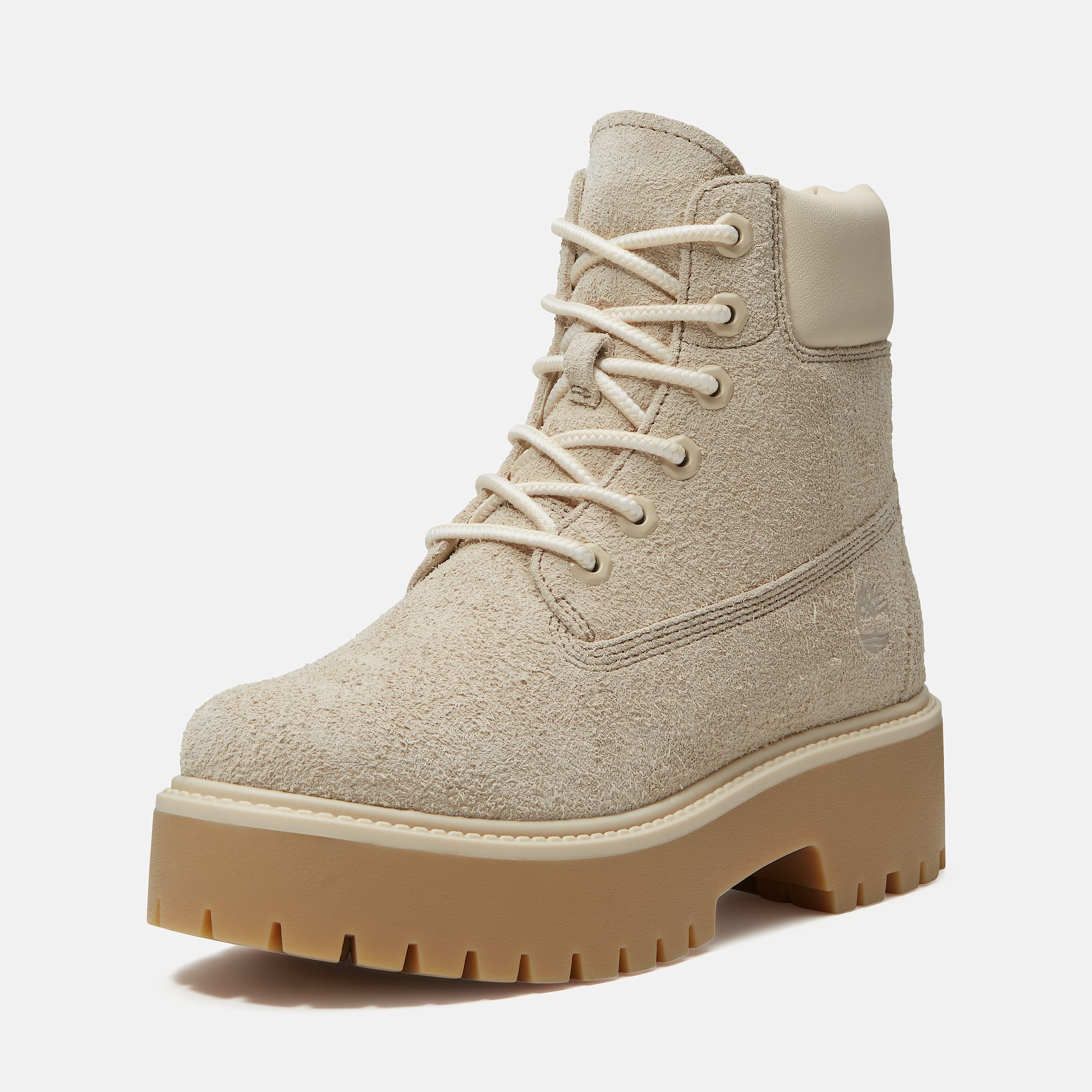 Stone Street Platform 6Inch Boot for Women in Light Beige TBL Beige ALT9