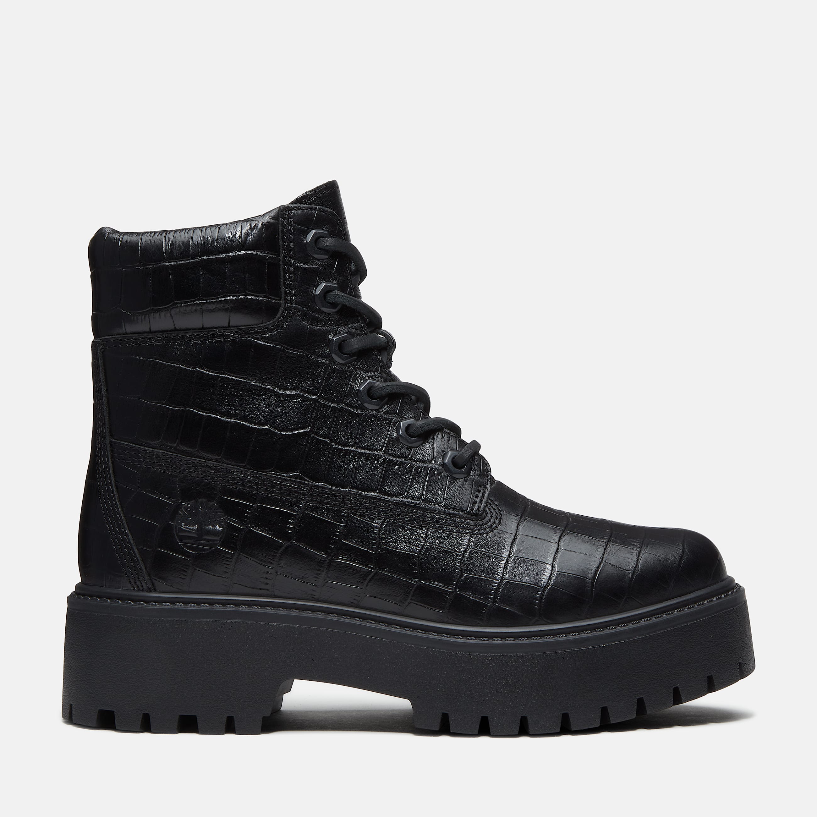 Botas 6Inch con plataforma Stone Street para mujer en negro TBL negro HERO