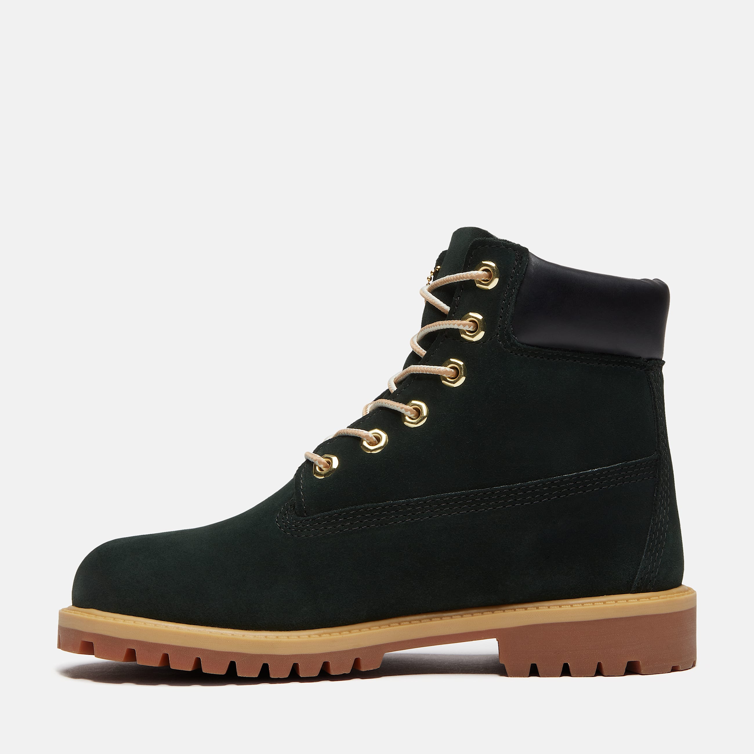 Wasserdichter Timberland Premium 6Inch Boot fr Kinder in Dunkelgrn TBL Grn ALT6