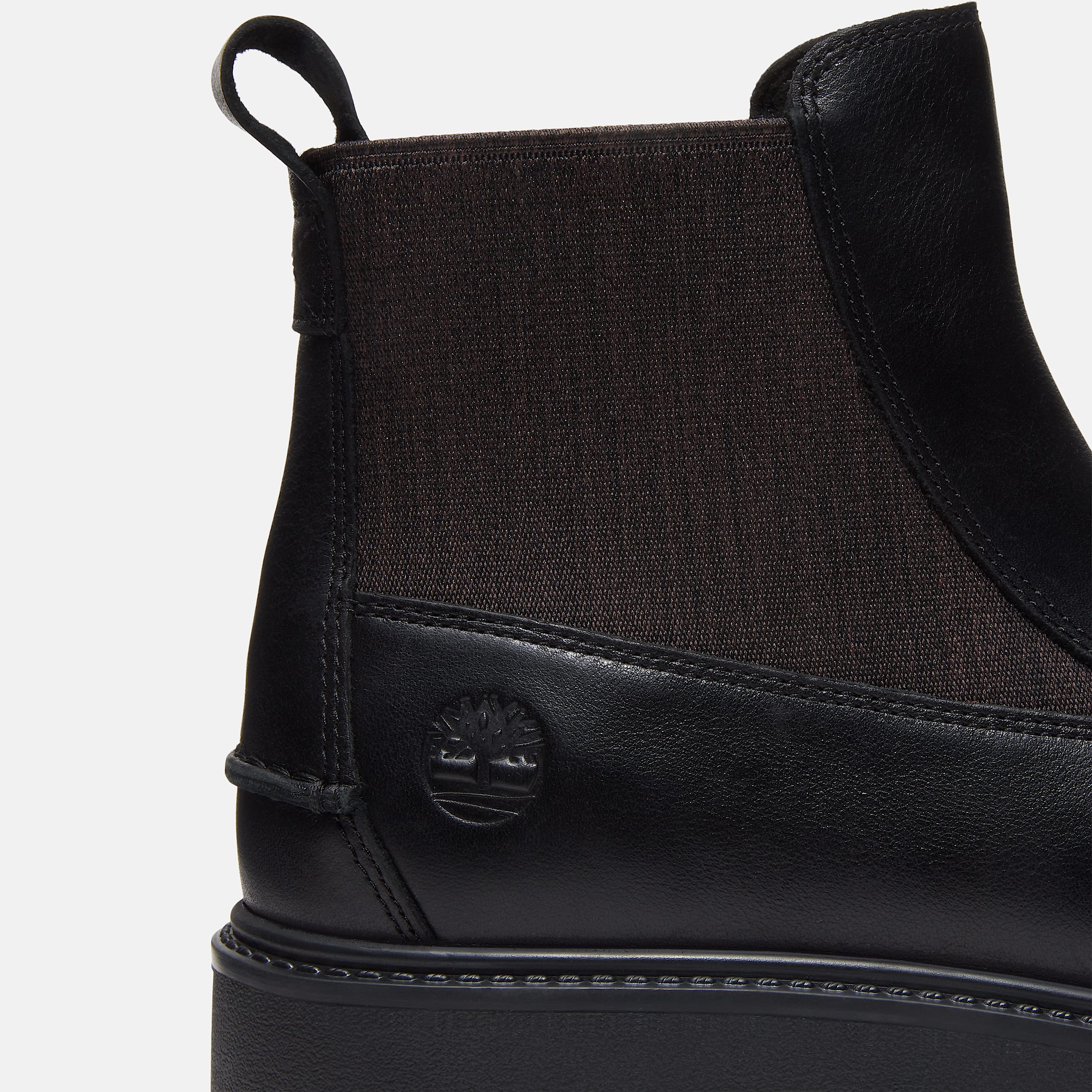 Stone Street Platform Chelsea Boot for Women in Black TBL Black ALT7