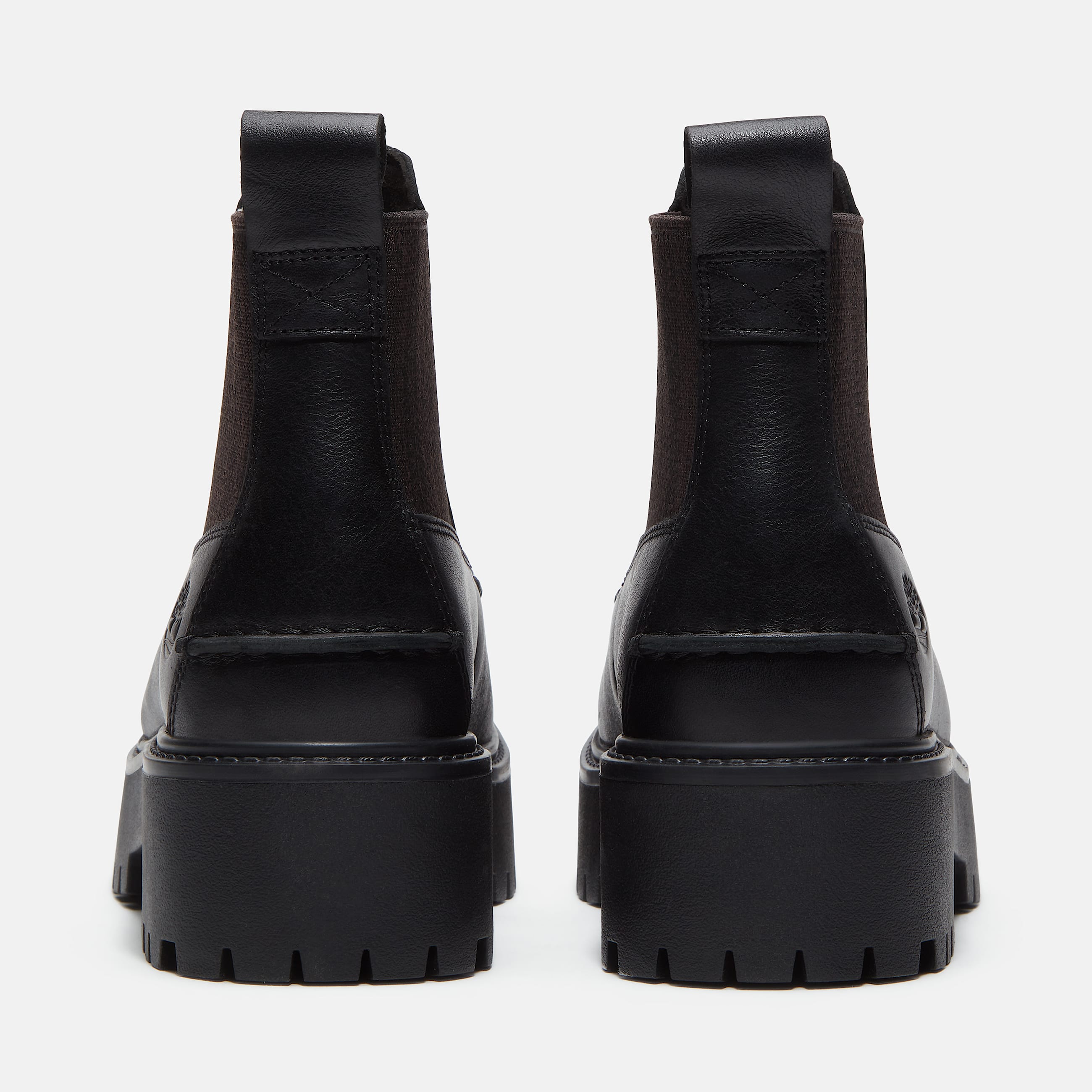 Stone Street Platform Chelsea Boot for Women in Black TBL Black ALT5