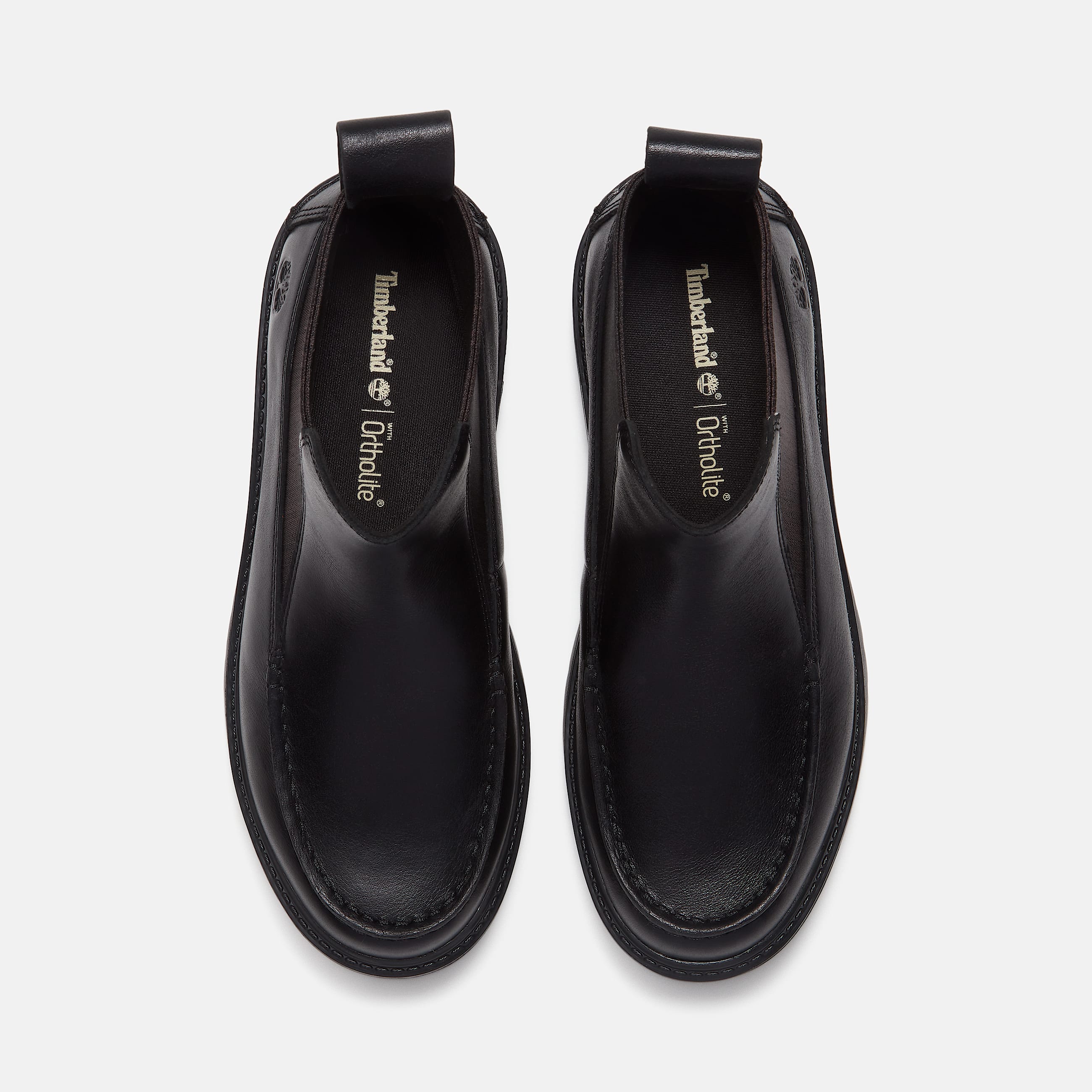 Stone Street Platform Chelsea Boot for Women in Black TBL Black ALT2