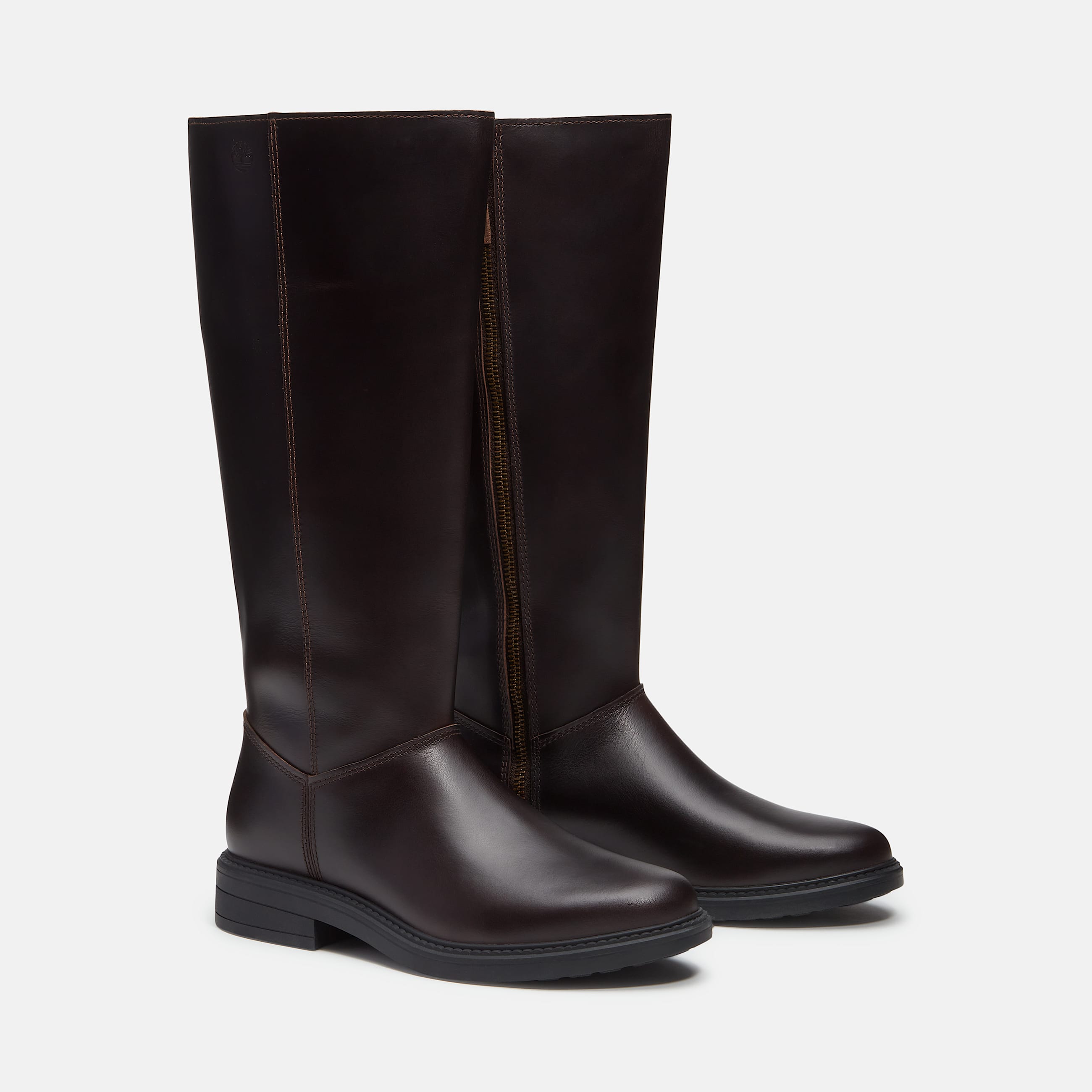 Stormbucks Tall Side Zip Boot for Women in Dark Brown TBL Brown ALT4