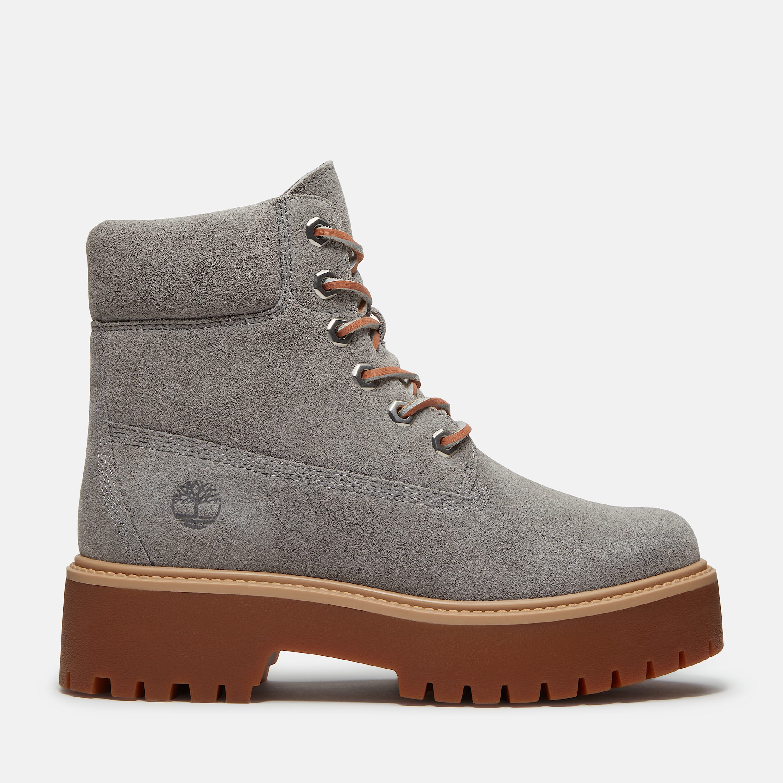Botas 6Inch con plataforma Stone Street para mujer en gris TBL gris HERO