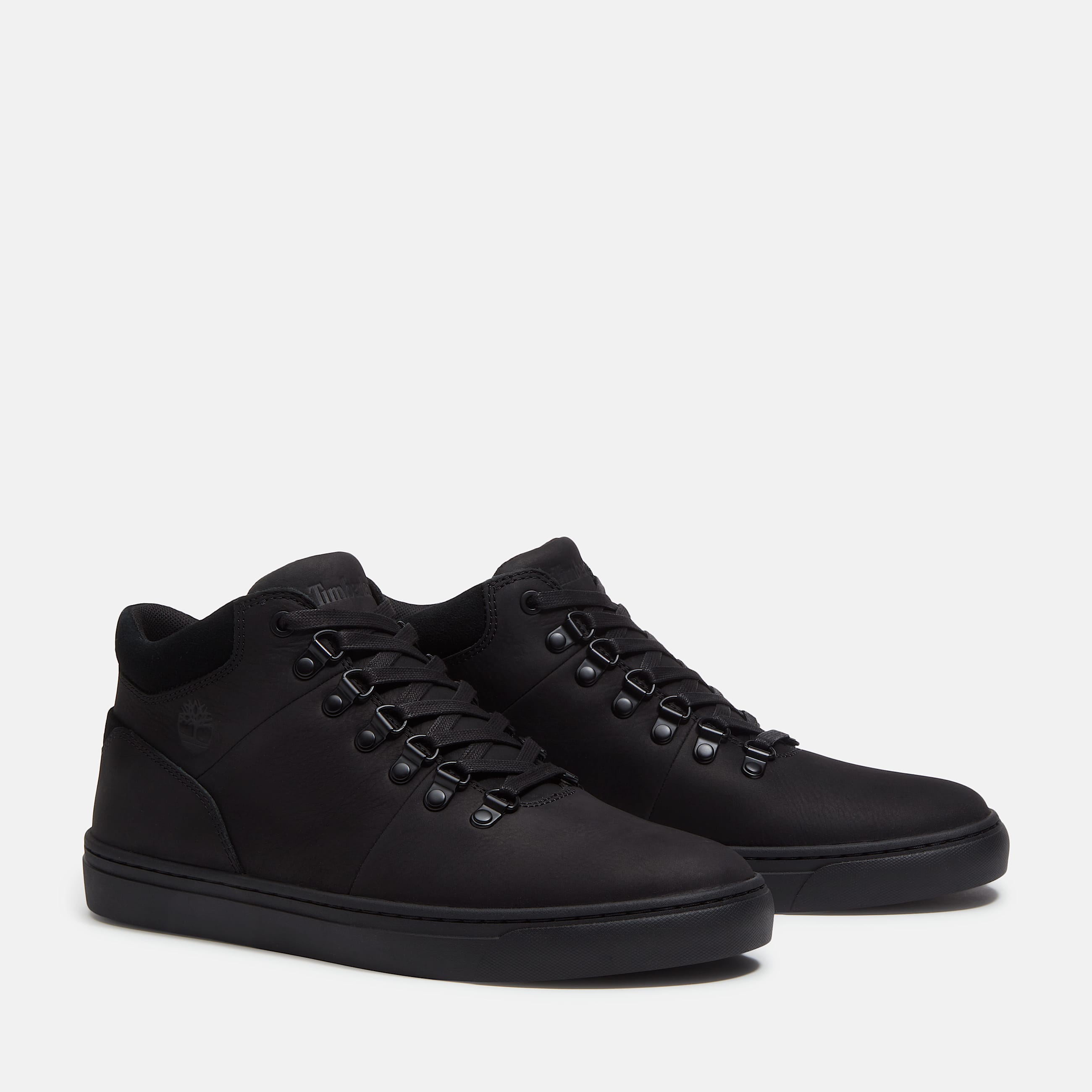 Lisbon Hill Mid Trainer for Men in Black TBL Black ALT4