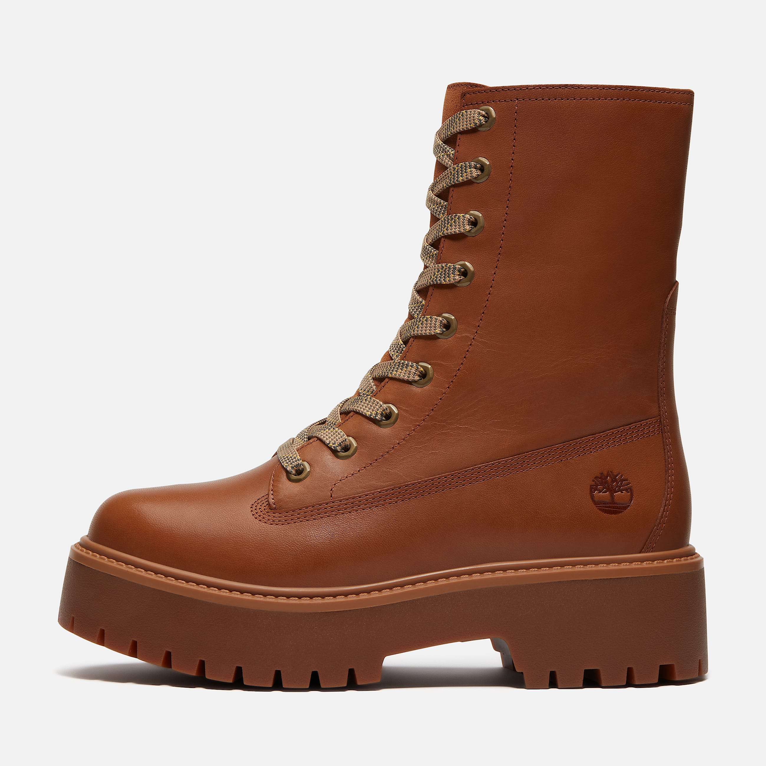 Stone Street Platform Mid Boot for Women in Brown TBL Brown ALT9
