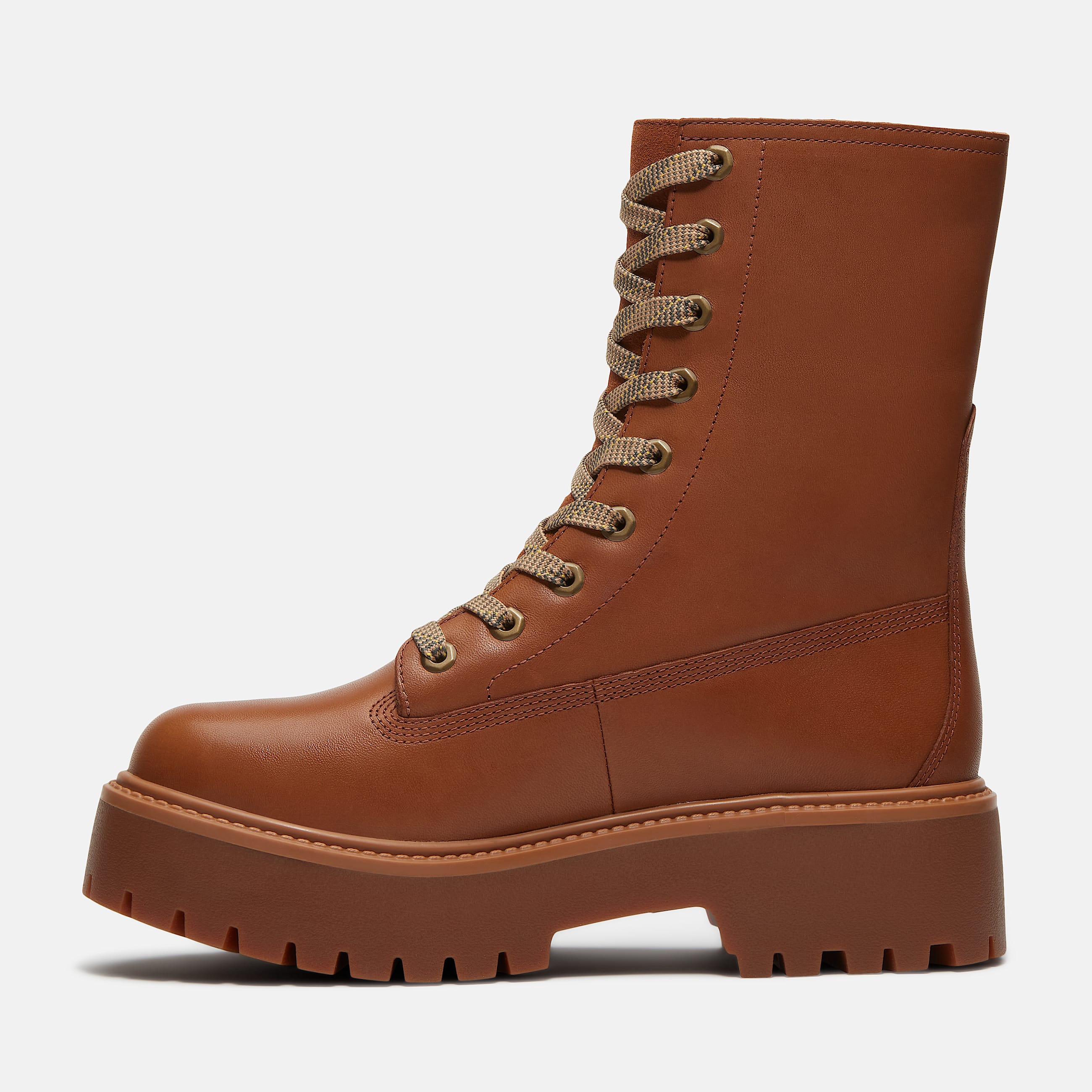 Stone Street Platform Mid Boot for Women in Brown TBL Brown ALT6