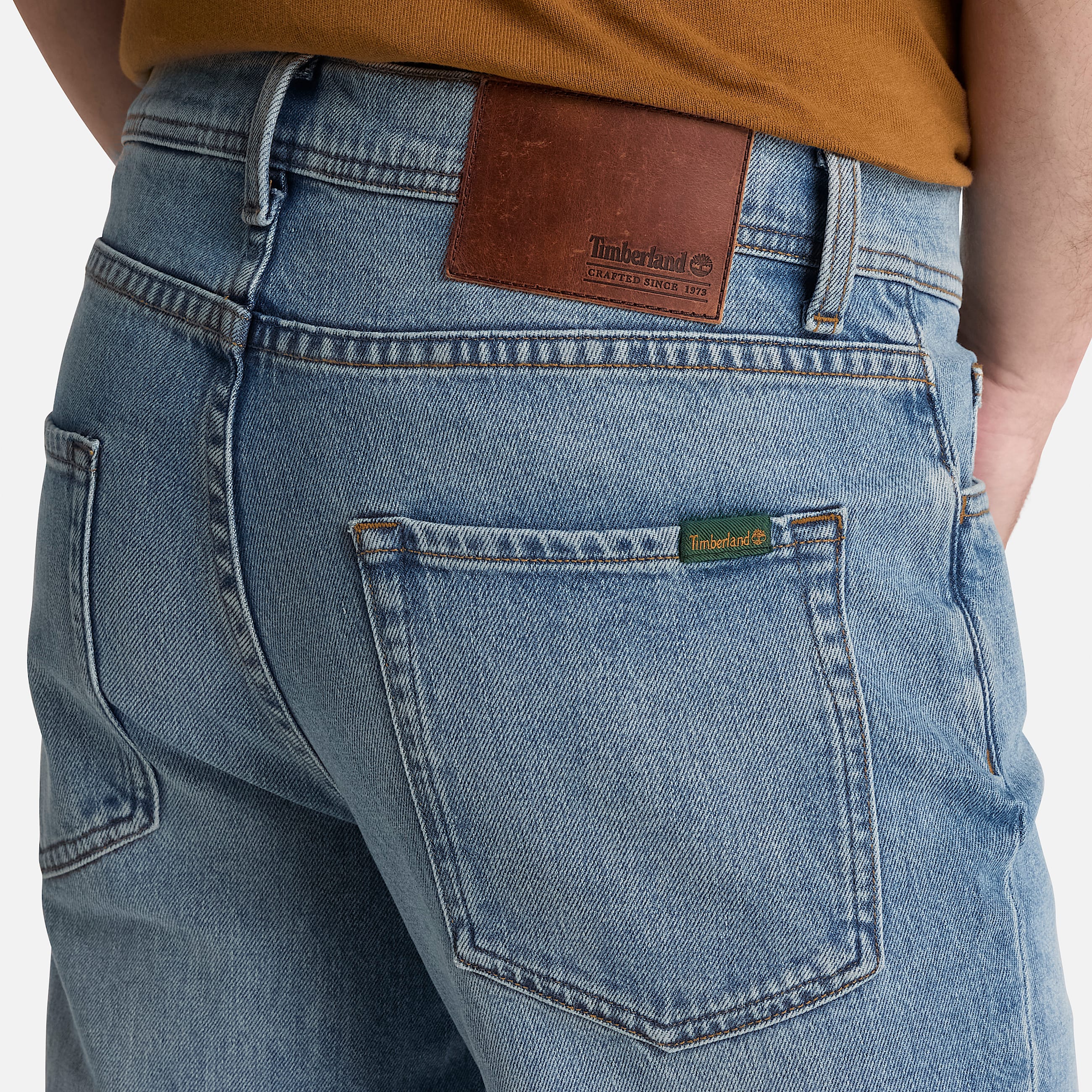 Straight Denim Trouser for Men in Light Blue TBL Blue ALT3