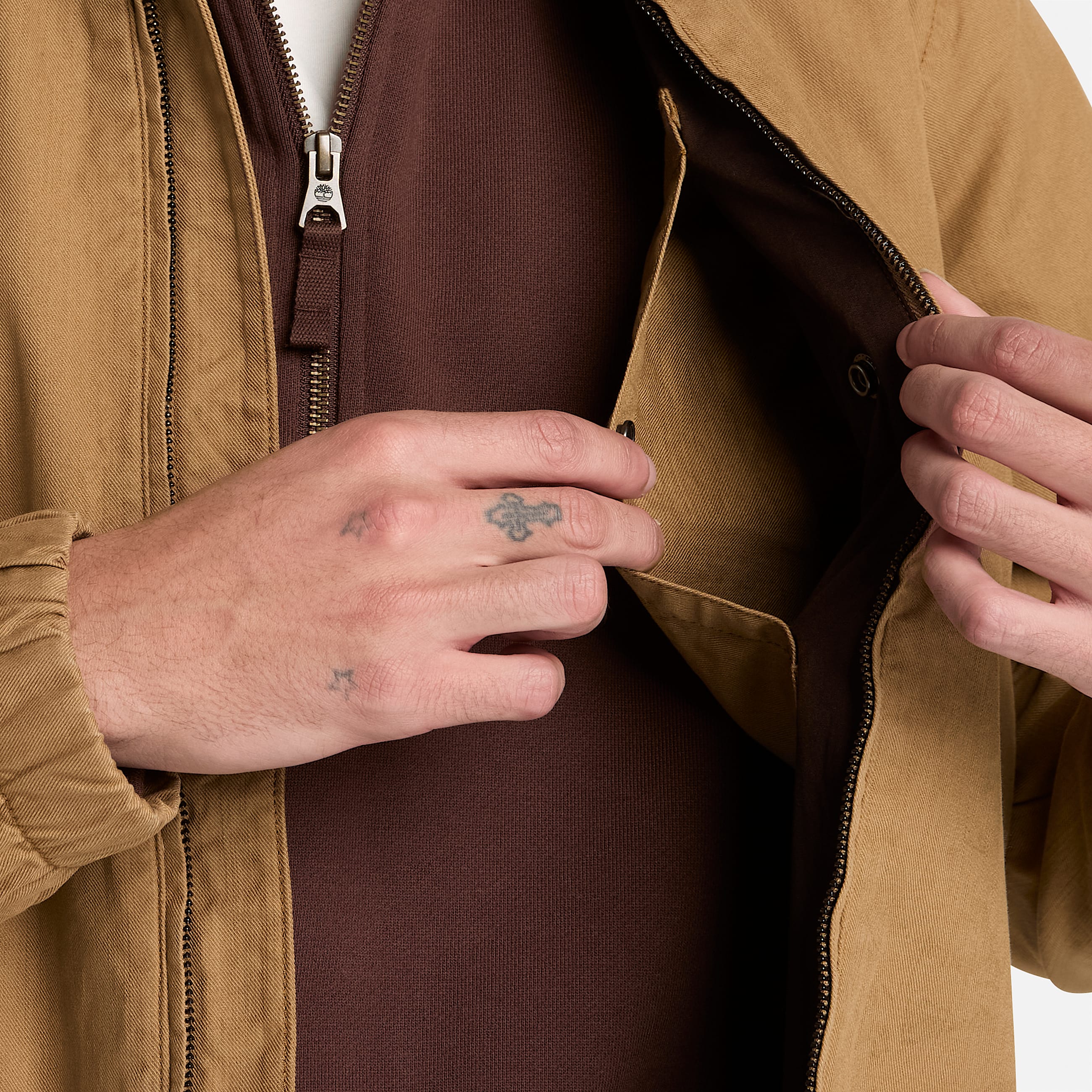Bomber en coton Stratham pour homme en marron TBL marron ALT3