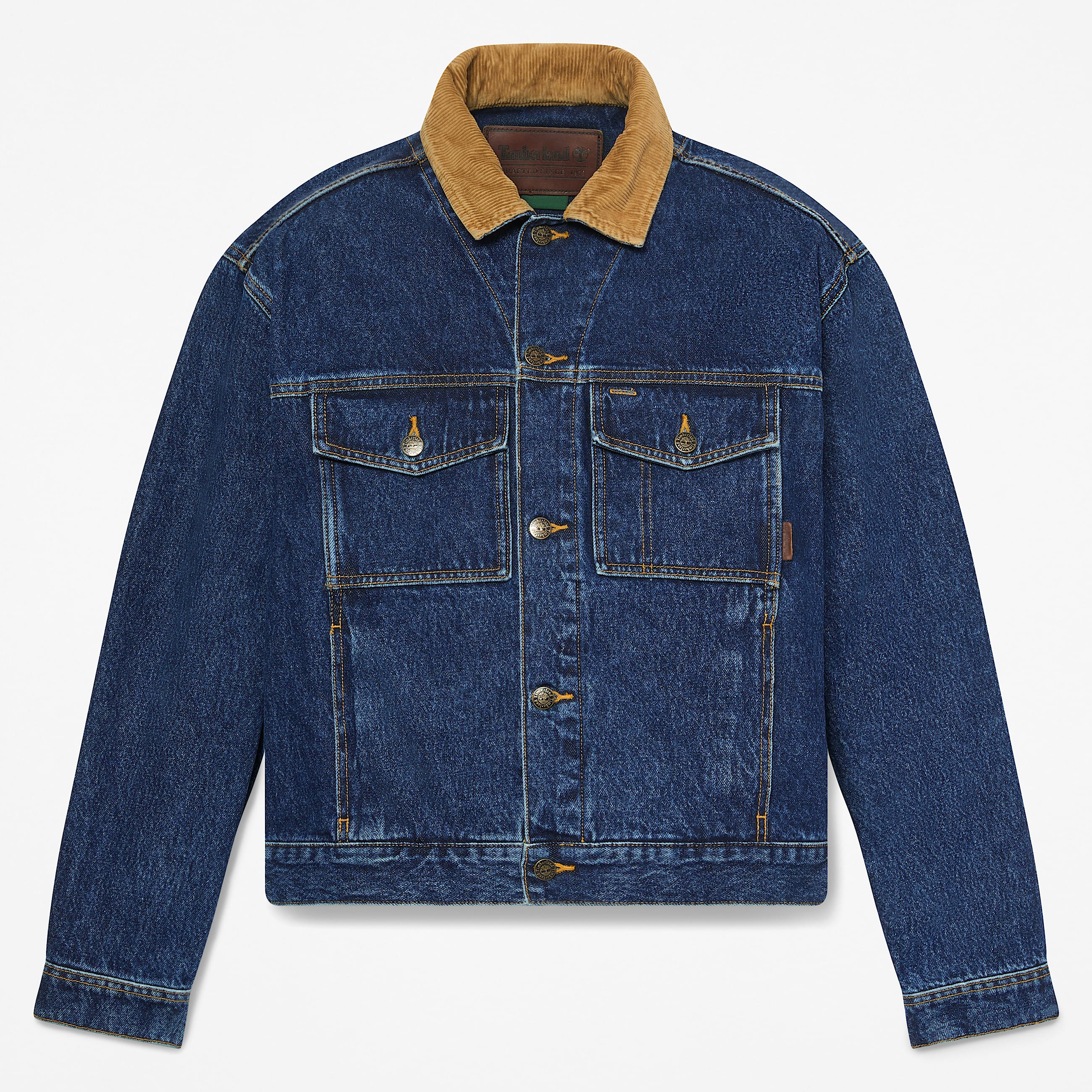 Denim Trucker Jacket for Men in Dark Blue TBL Blue HERO