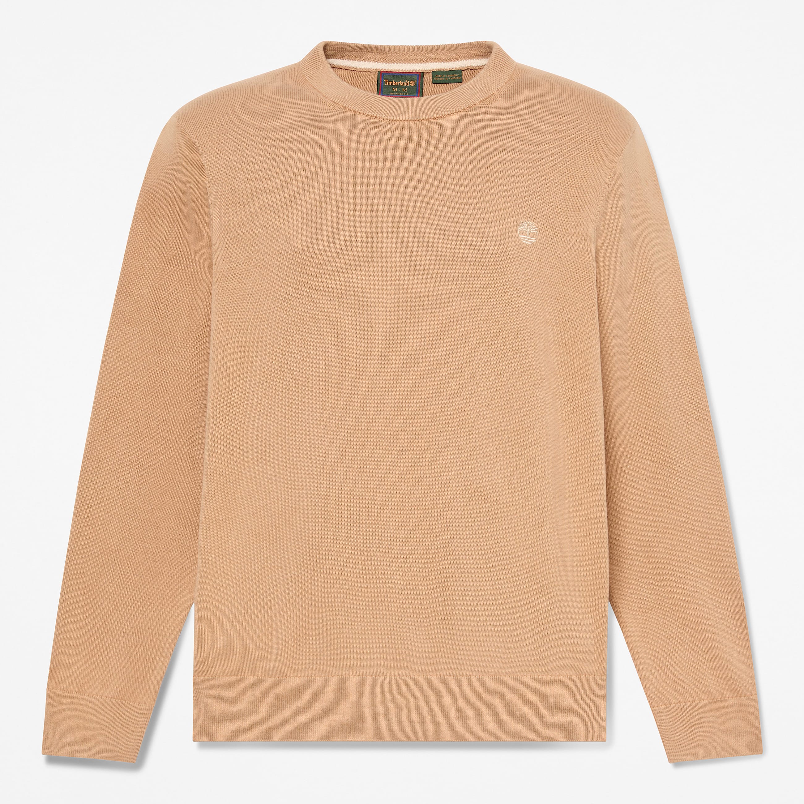 Williams River Cotton Crewneck Jumper for Men in Light Brown TBL Brown HERO