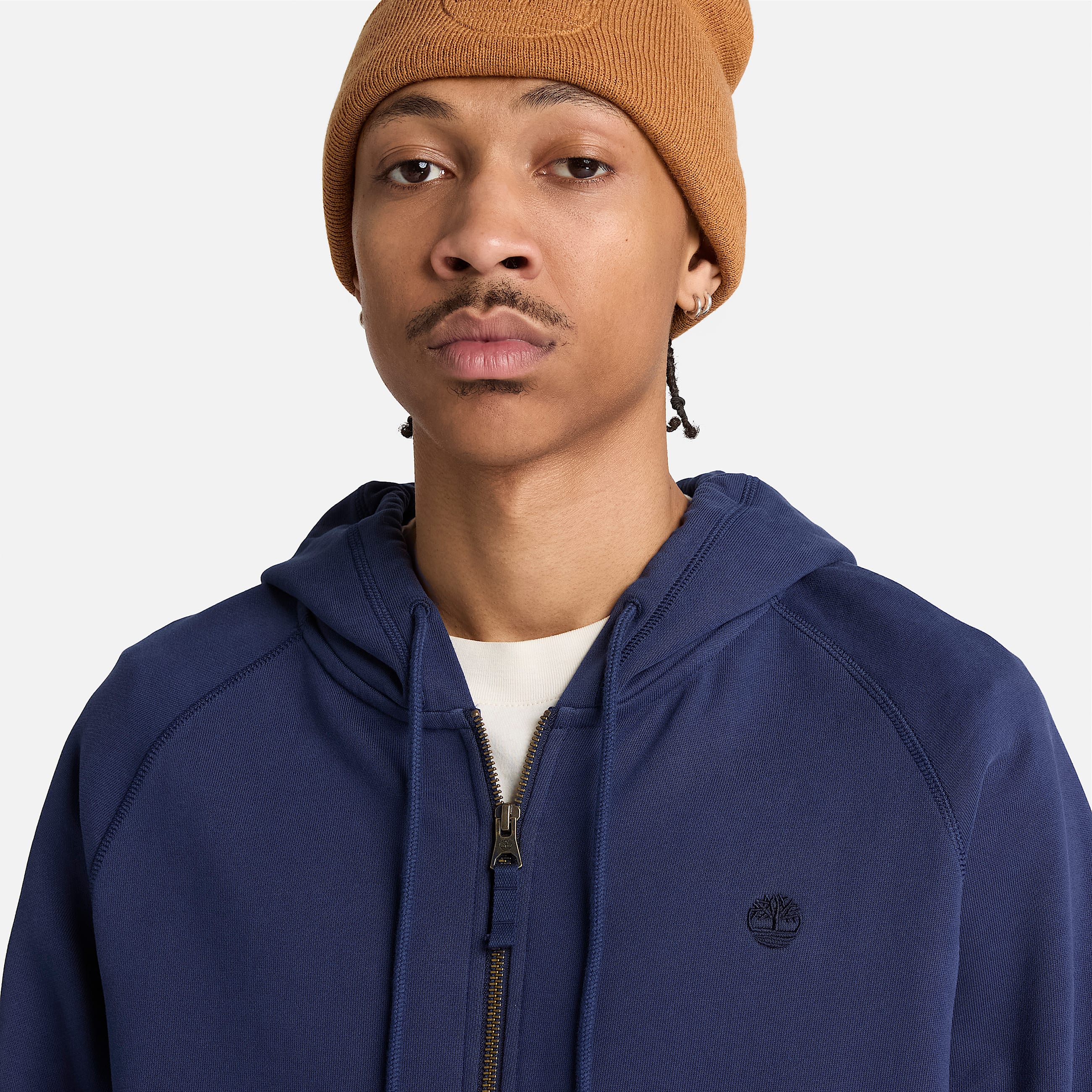 Exeter River FullZip Hoodie for Men in Dark Blue TBL Blue ALT3