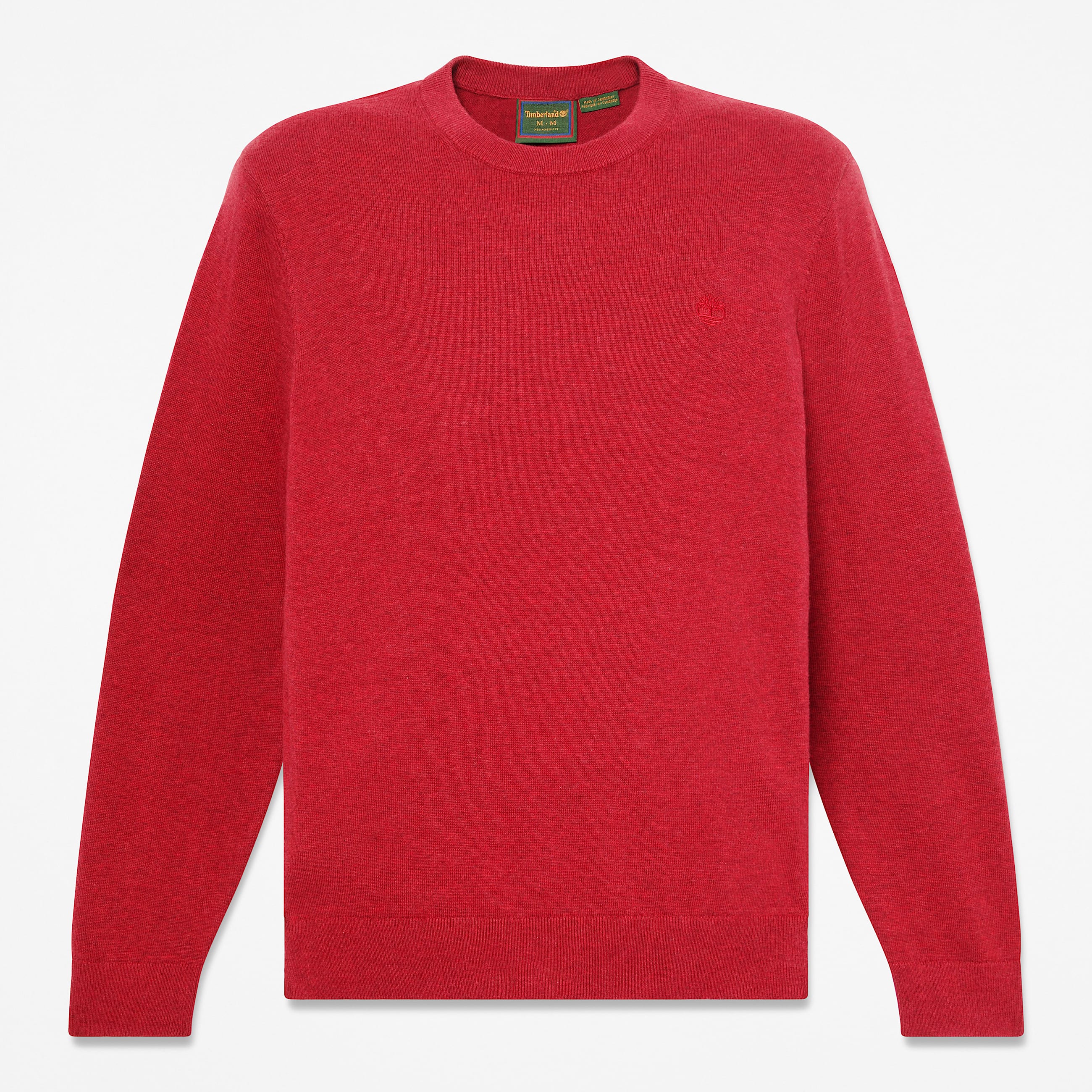 Williams River Cotton Crewneck Jumper for Men in Red TBL Red HERO