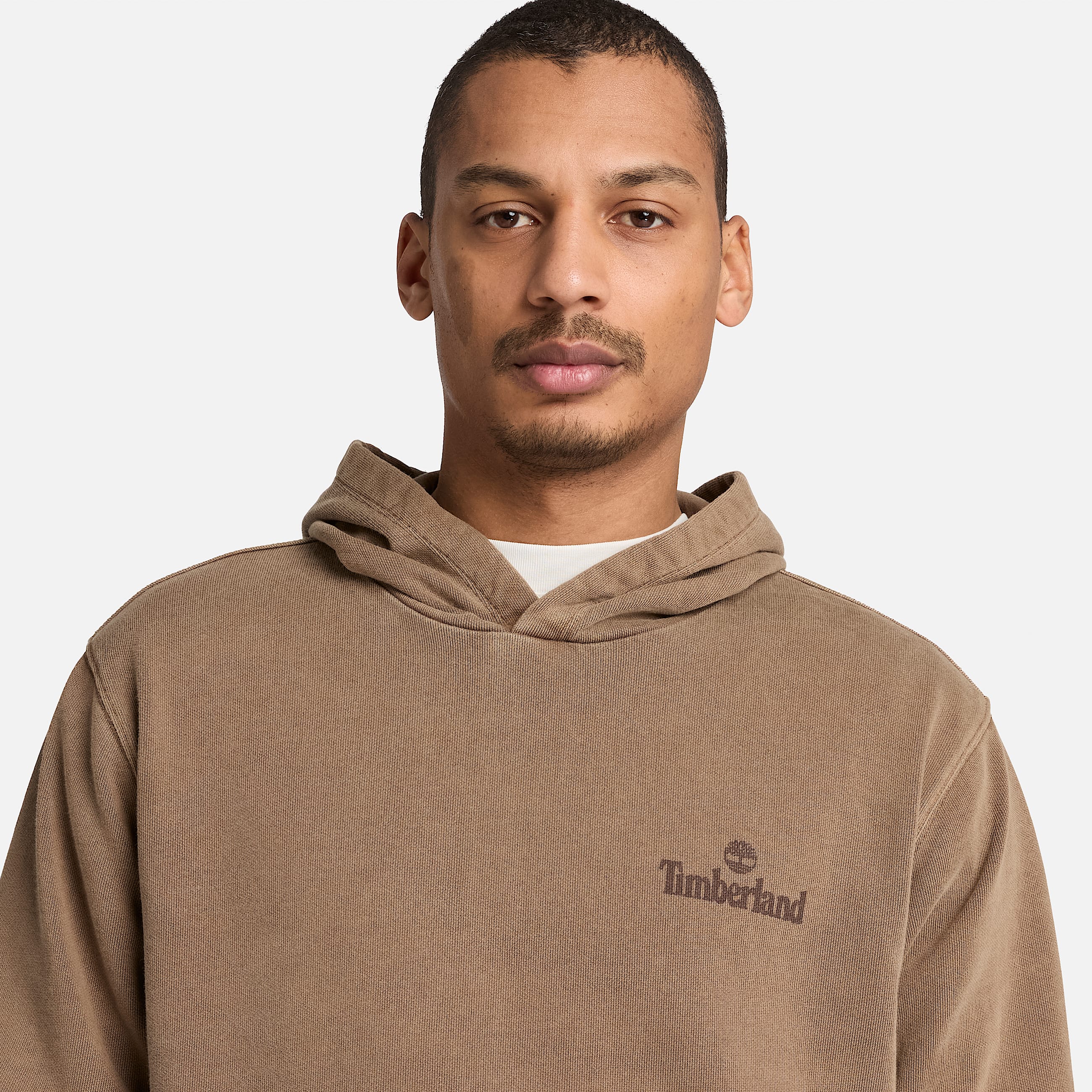 South Cabot Garment Dye Hoodie for Men in Brown TBL Brown ALT3