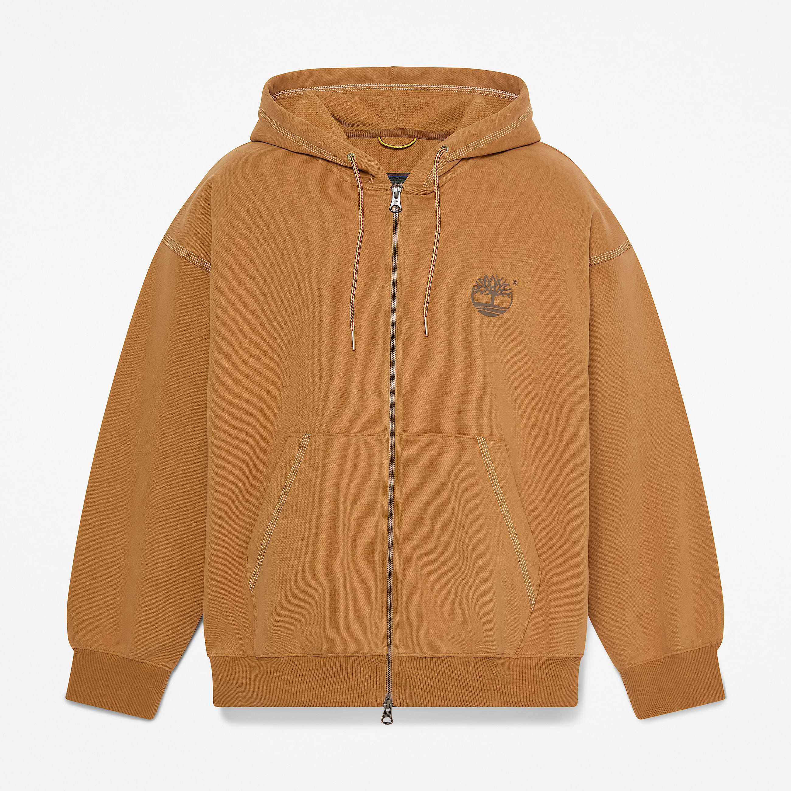 Sweat  capuche zipp Iconic pour homme en jaune TBL jaune HERO