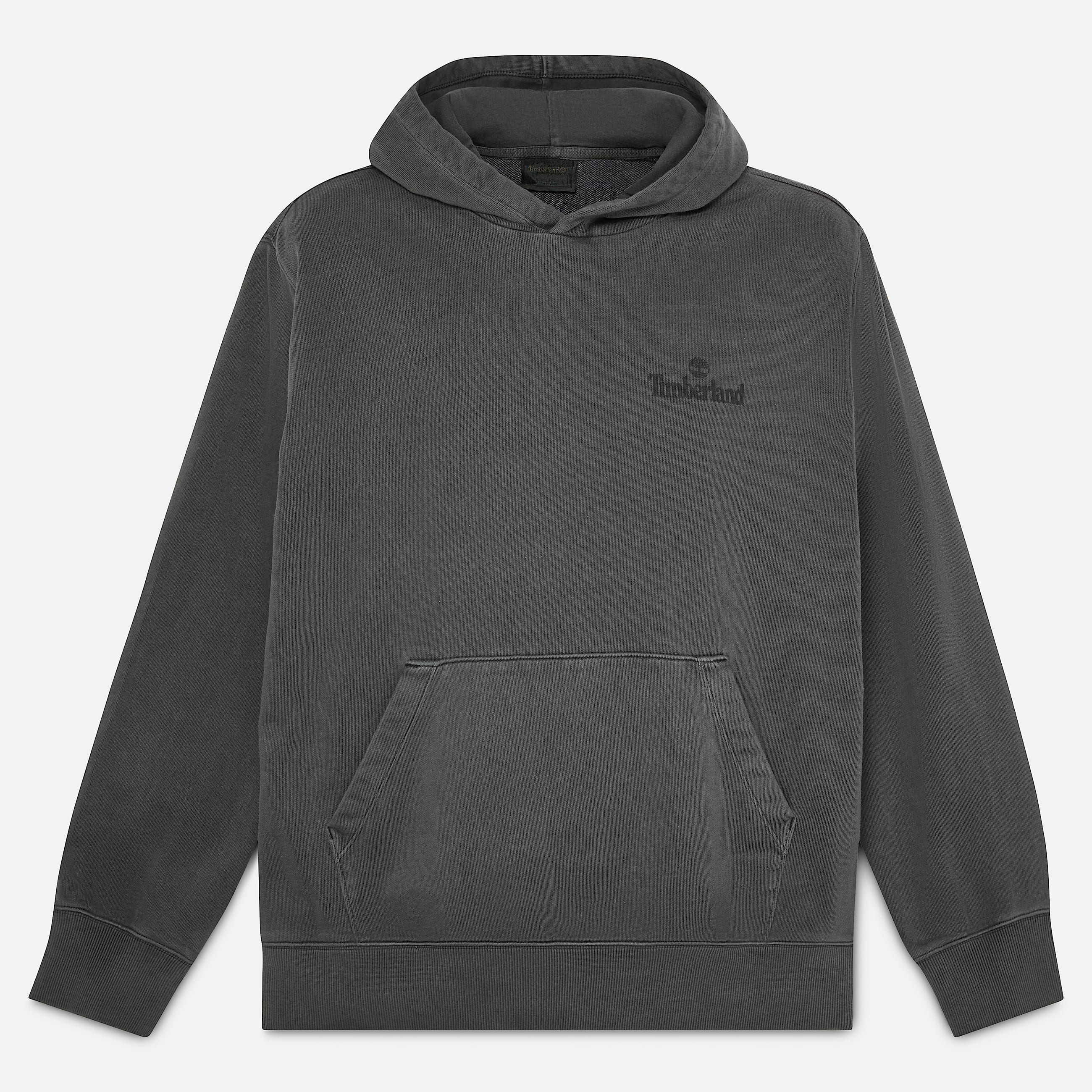 South Cabot Garment Dye Hoodie for Men in Black TBL Black HERO