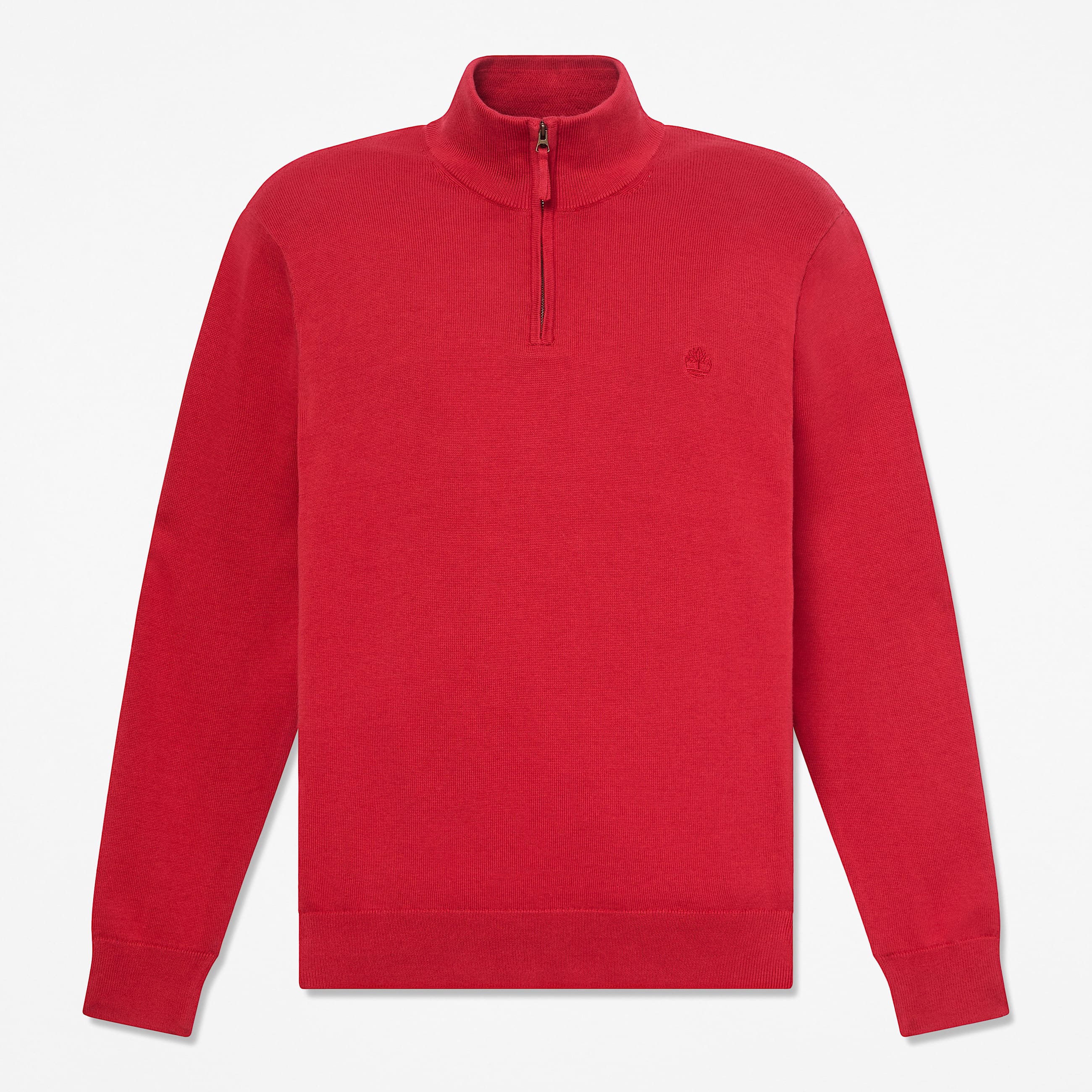 Jersey de algodn con cremallera de 14 Williams River para hombre en rojo TBL rojo HERO
