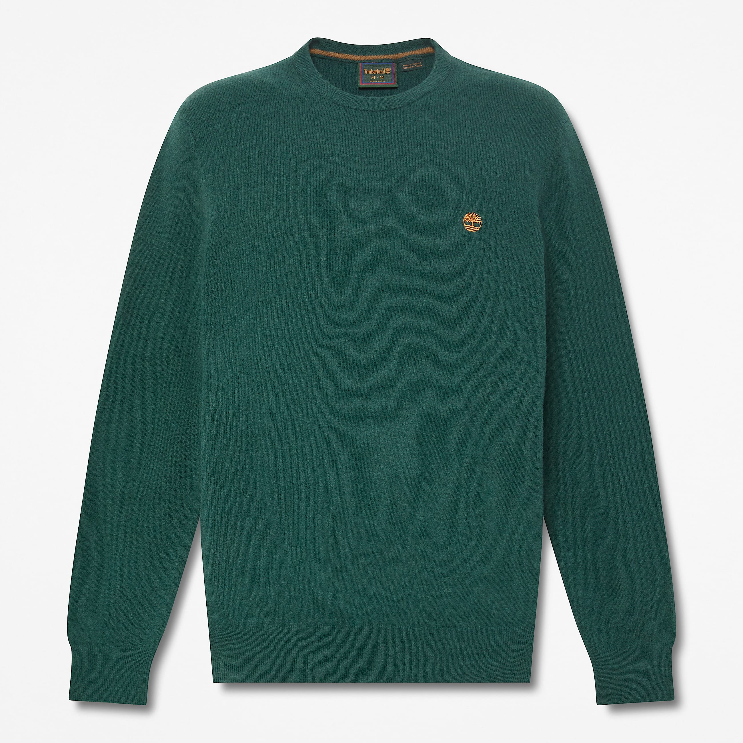 Cohas Brook Pullover mit Rundhalsausschnitt aus Merinowolle fr Herren in Dunkelgrn TBL Grn HERO