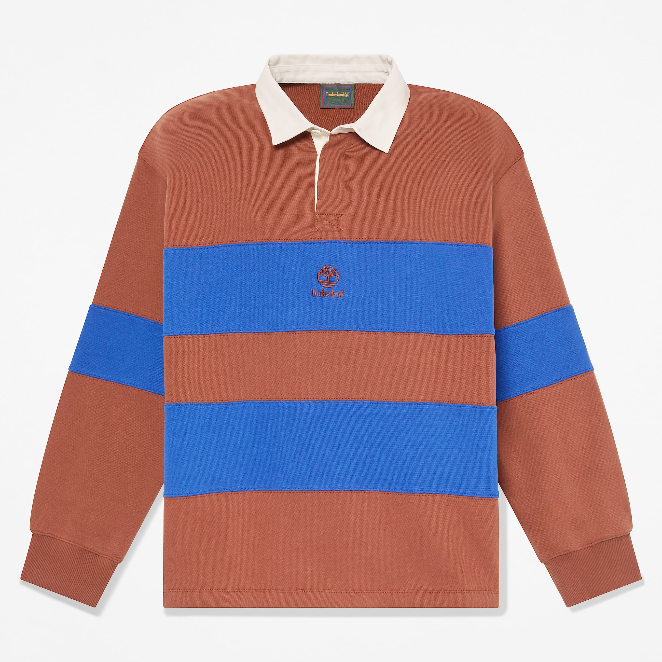 Rugby Polo Sweatshirt for Men in BrownBlue TBL Brown HERO