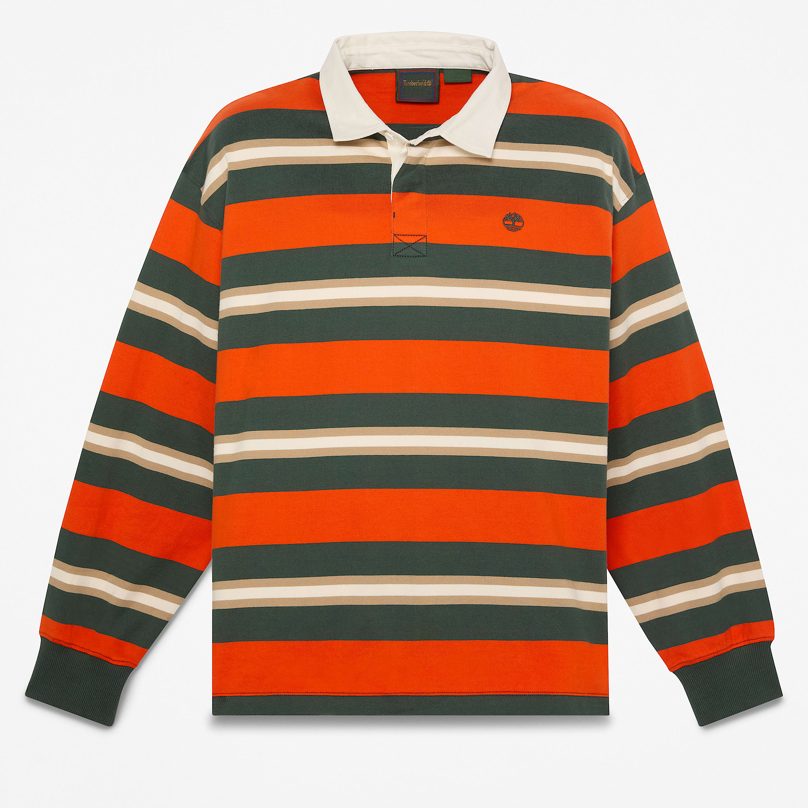 Polo de rugby de manga larga para hombre en naranja TBL naranja HERO