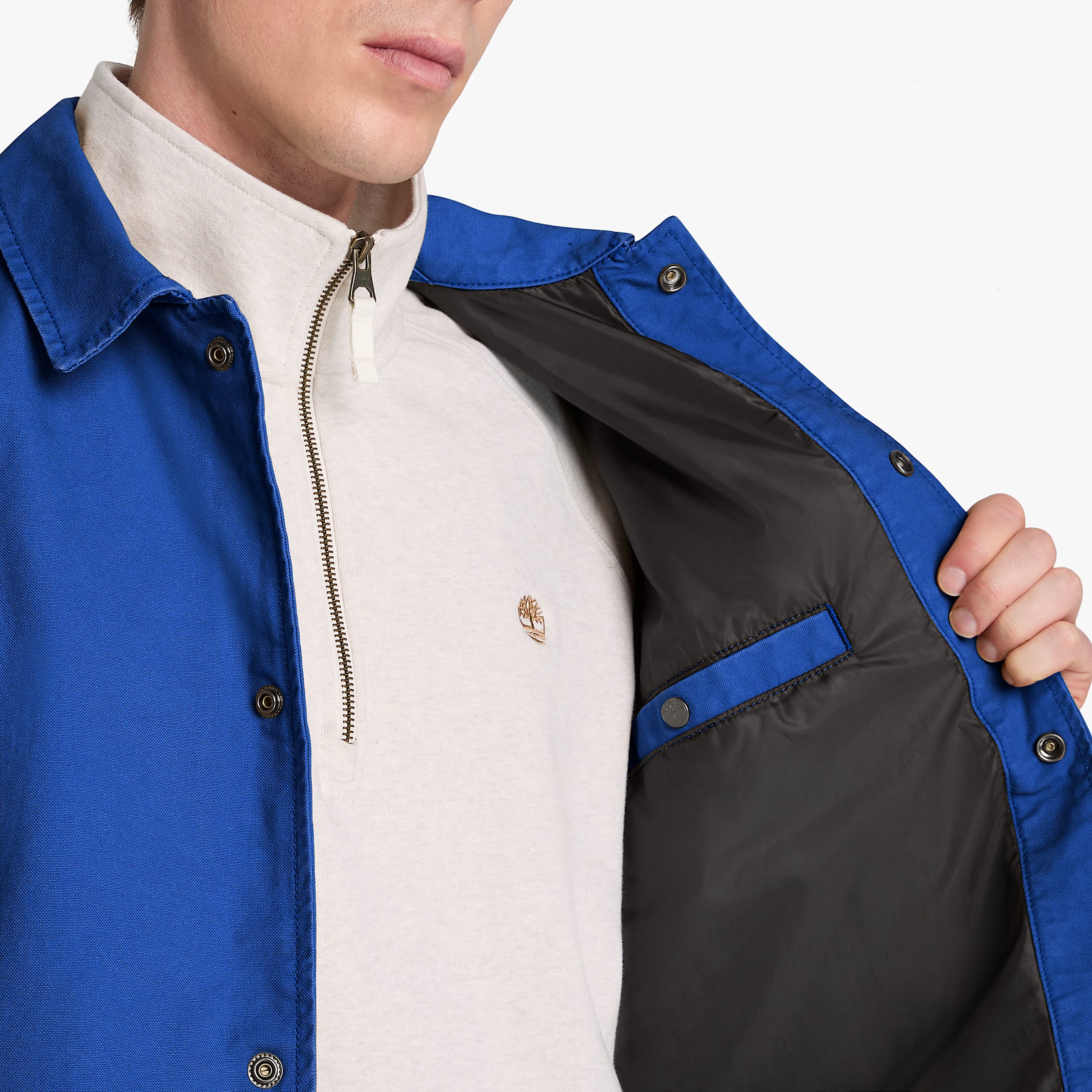 Coach Jacket for Men in Blue TBL Blue ALT3