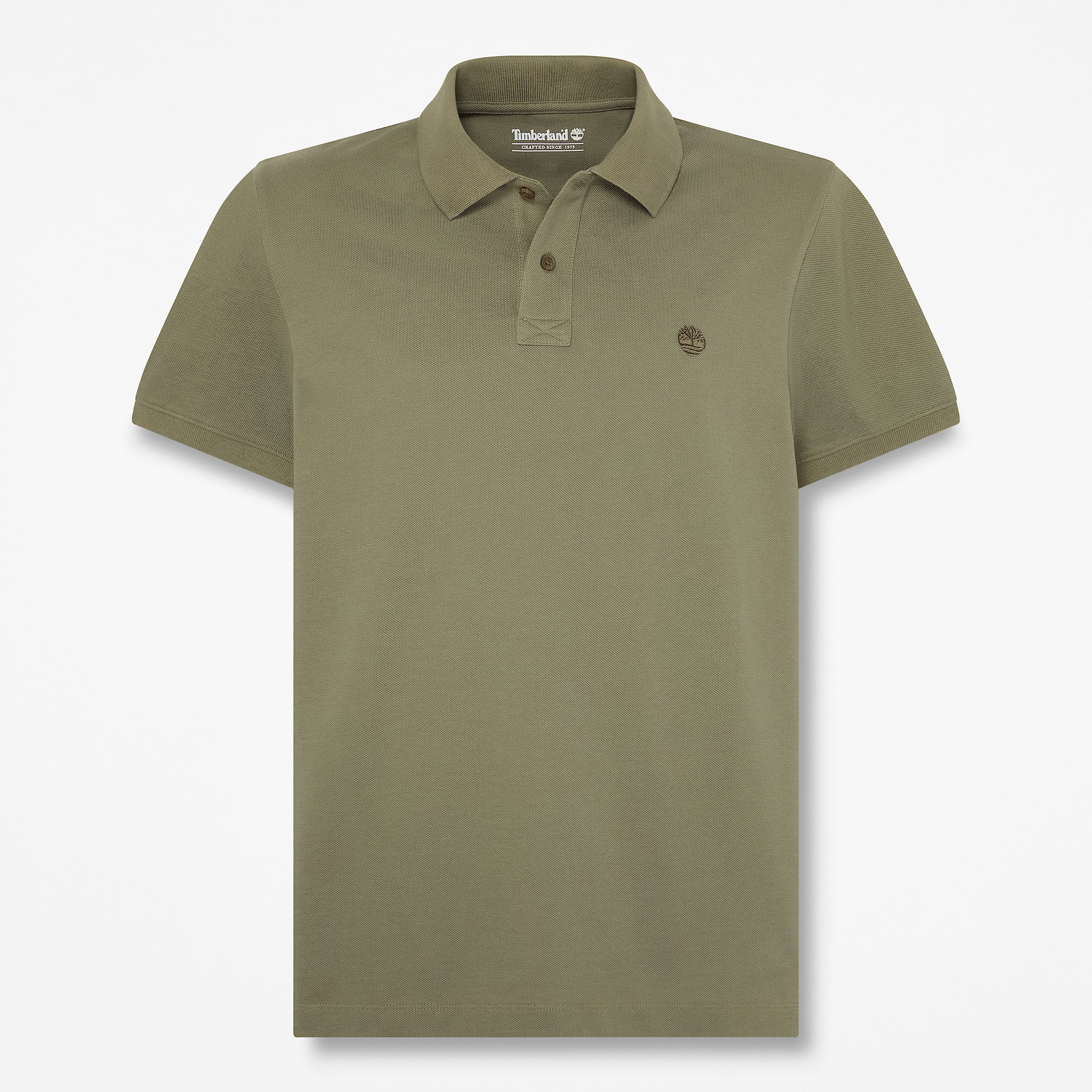 Oyster River Slim Short-Sleeve Polo for Men in Green