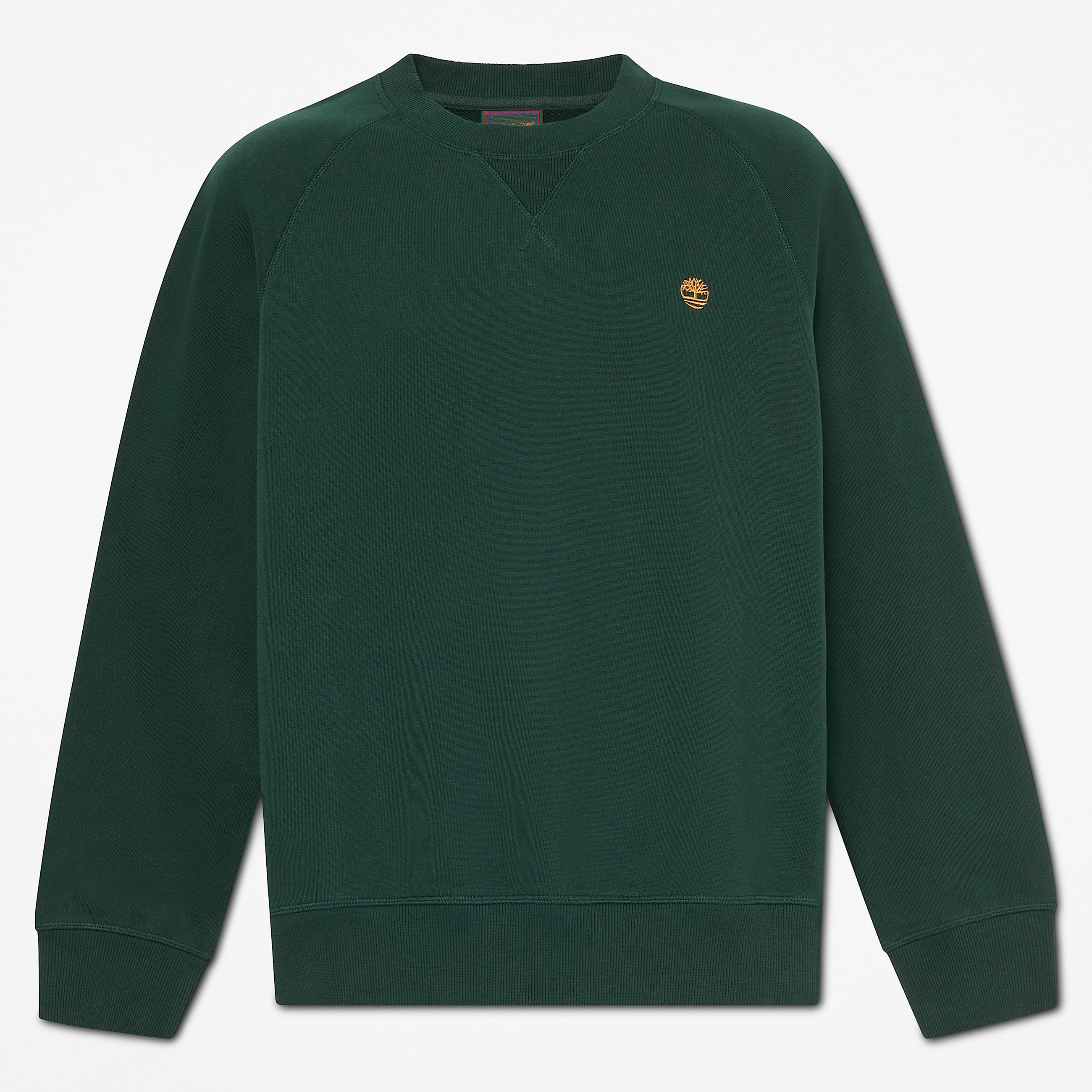 Exeter River Crew Sweatshirt for Men in Dark Green TBL Green HERO
