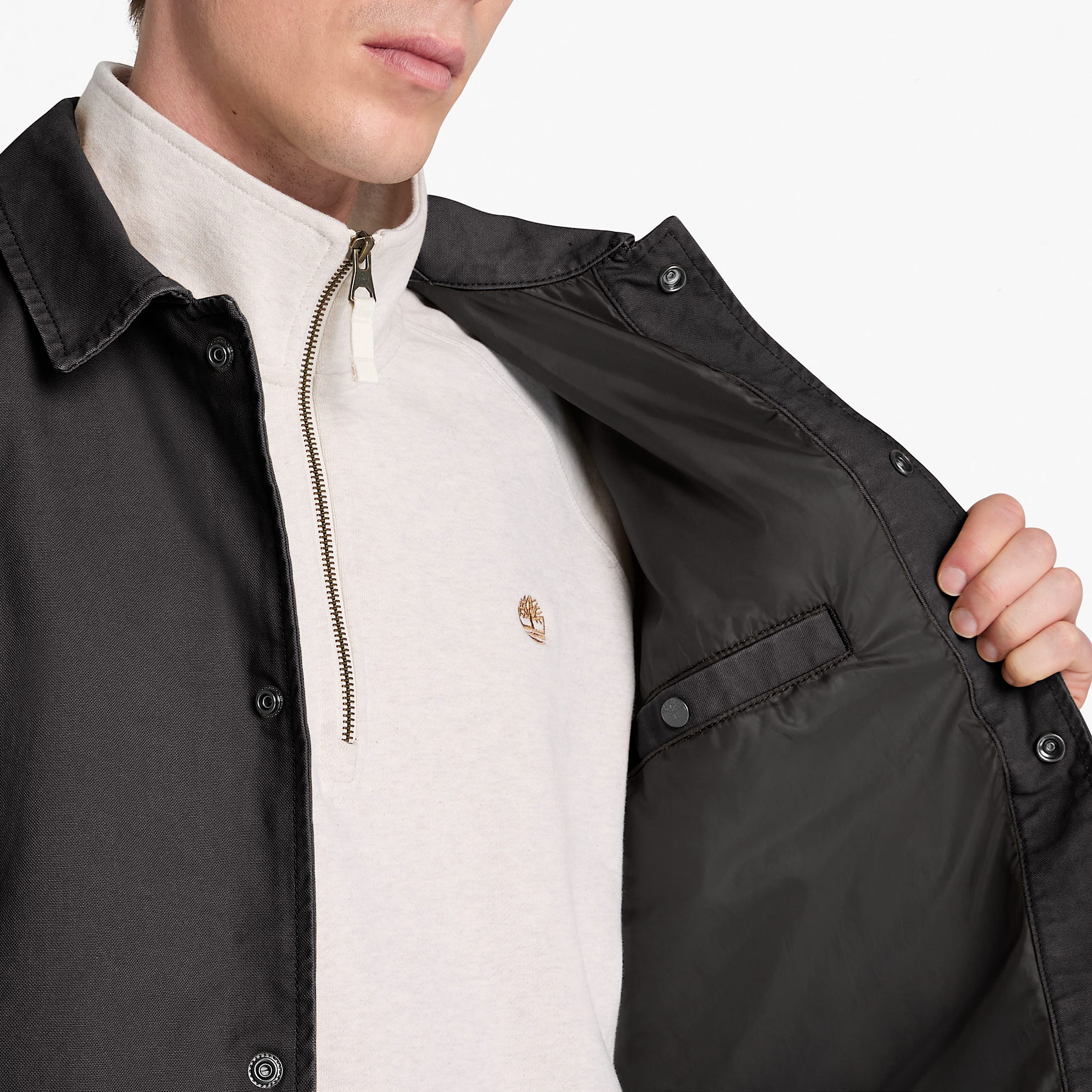 Veste dentraneur pour homme en noir TBL noir ALT3