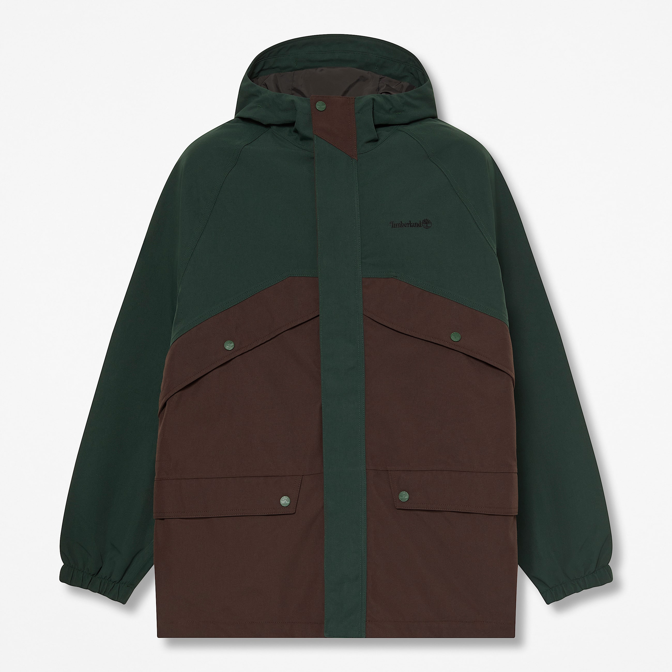 Weatherline ArchiveInspired Parka for Men in Dark GreenDark Brown TBL Green HERO