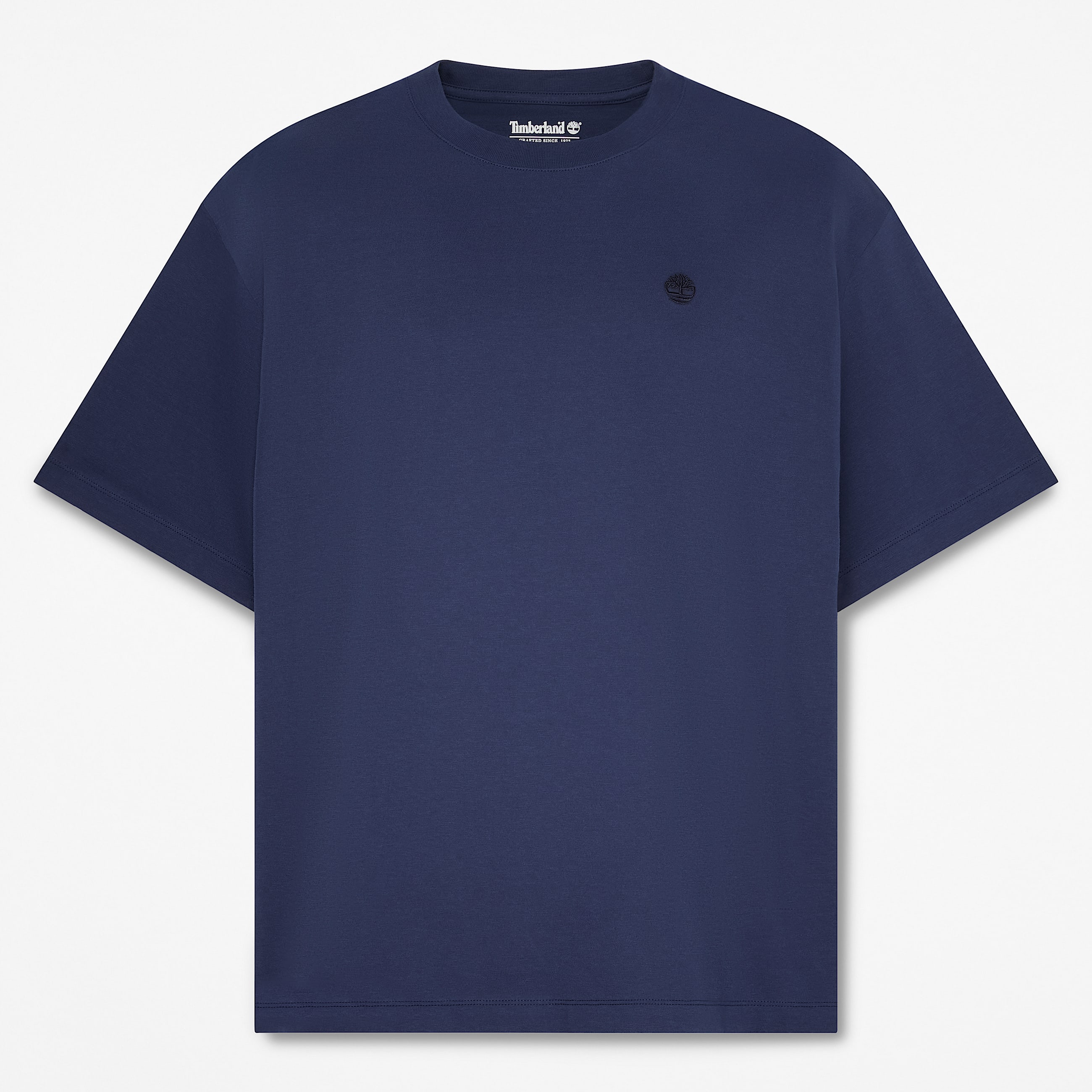 Dunstan River Relaxed ShortSleeve TShirt for Men in Dark Blue TBL Blue HERO