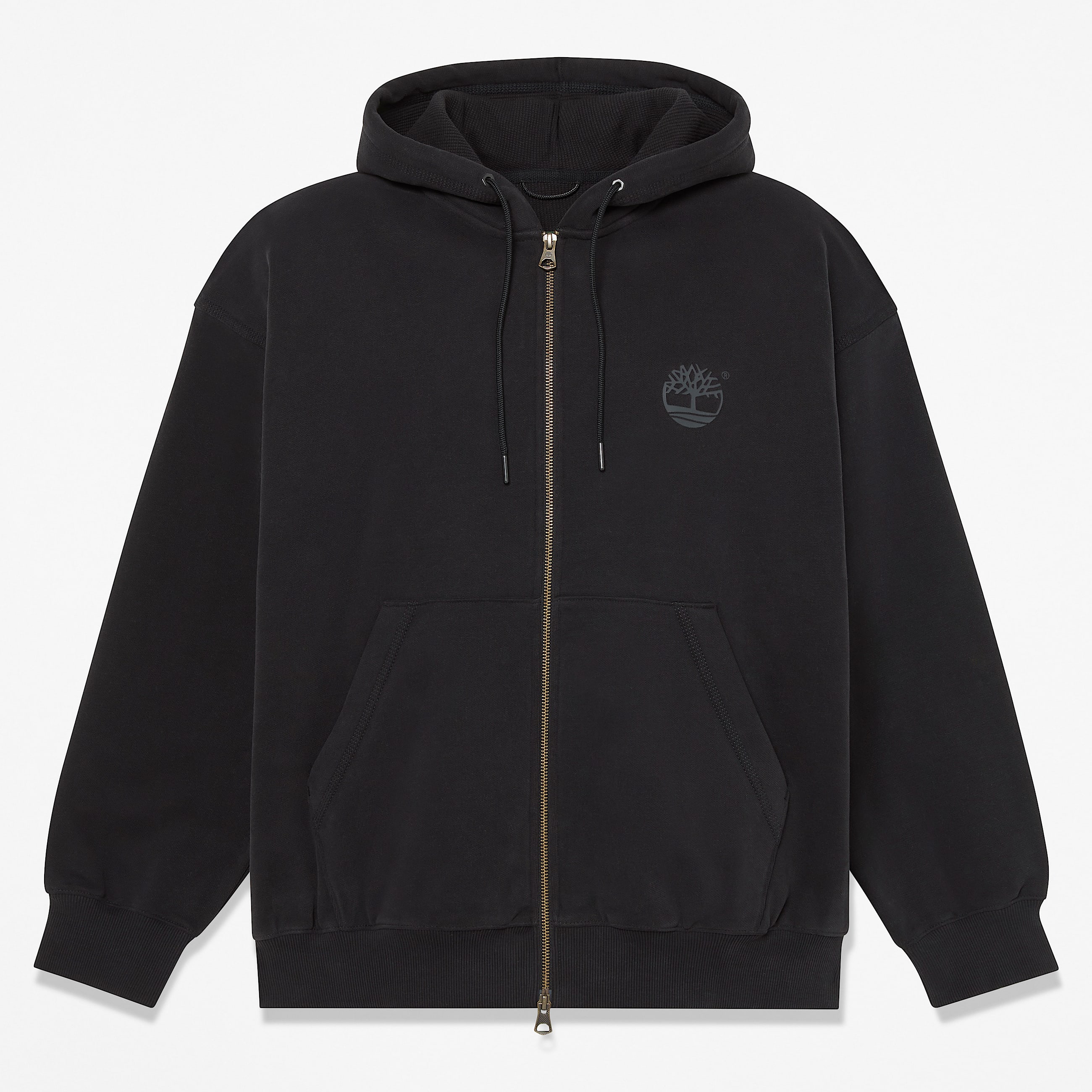 Sweat  capuche zipp Iconic pour homme en noir TBL noir HERO