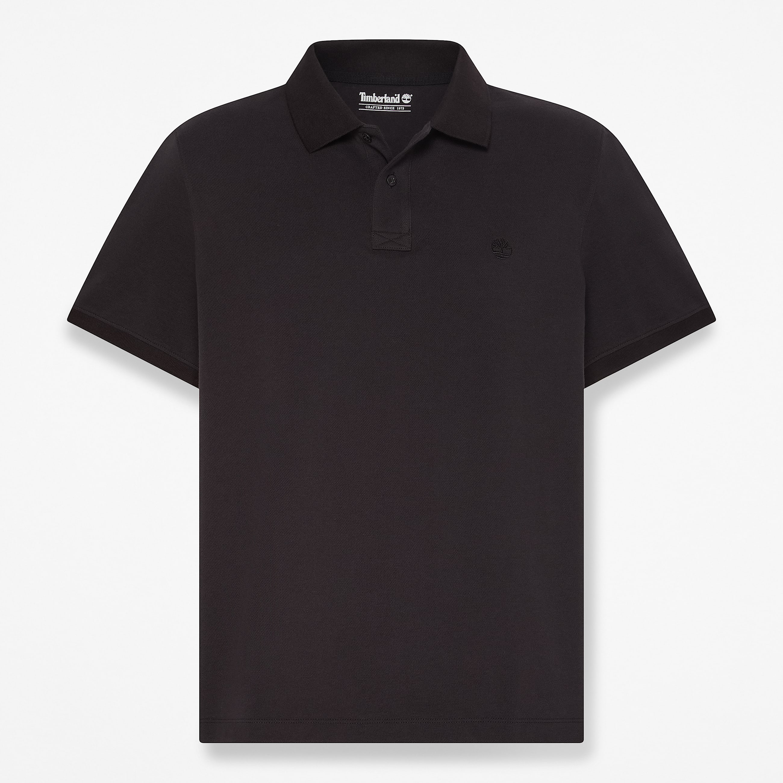 Millers River ShortSleeve Polo for Men in Black TBL Black HERO