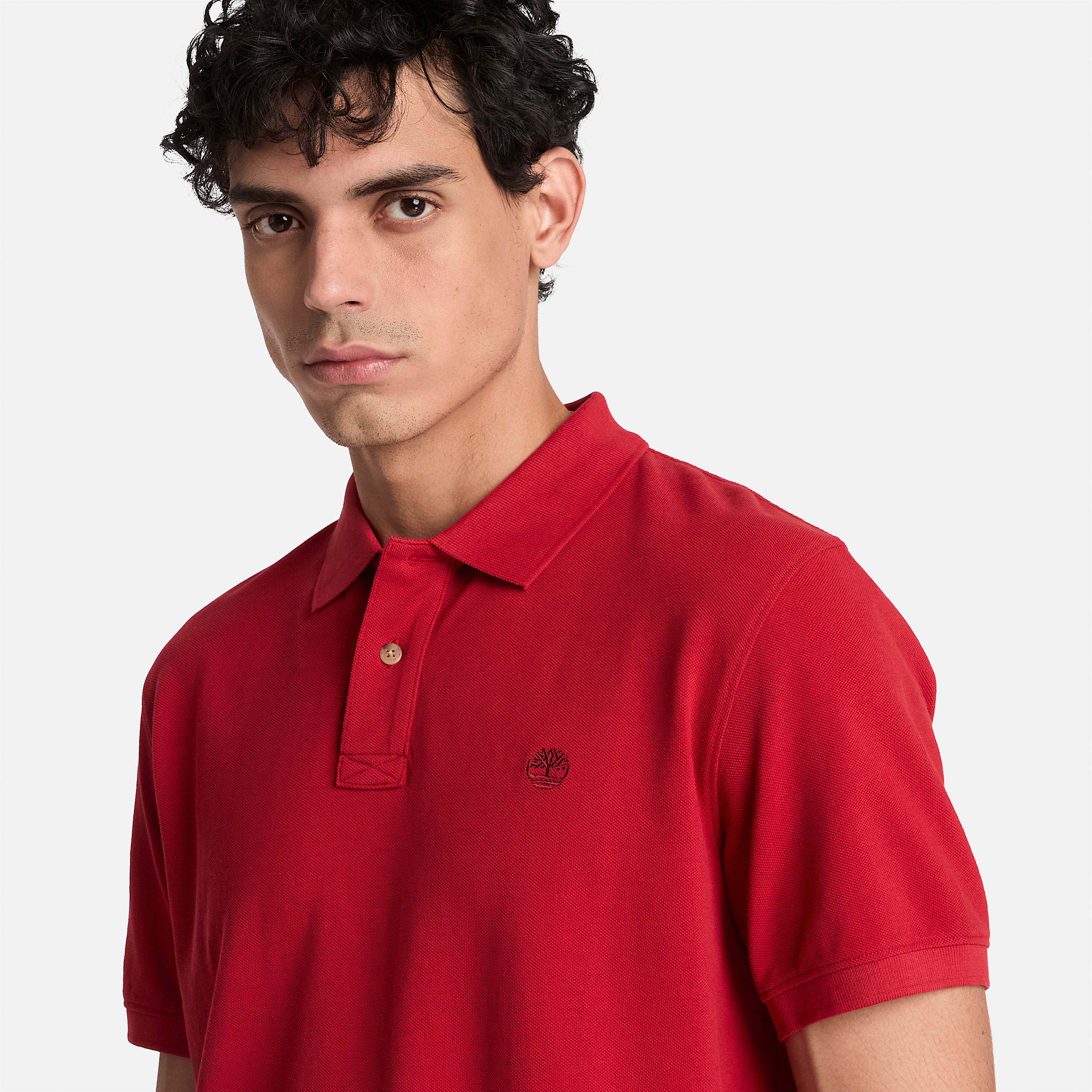 Millers River ShortSleeve Polo for Men in Red TBL Red ALT3