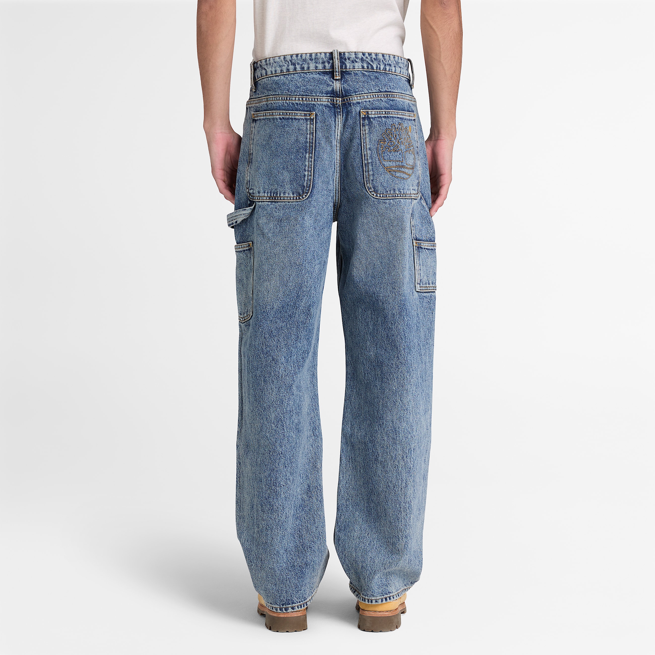 Carpenter Denim Trouser for Men in Light Blue TBL Blue ALT8