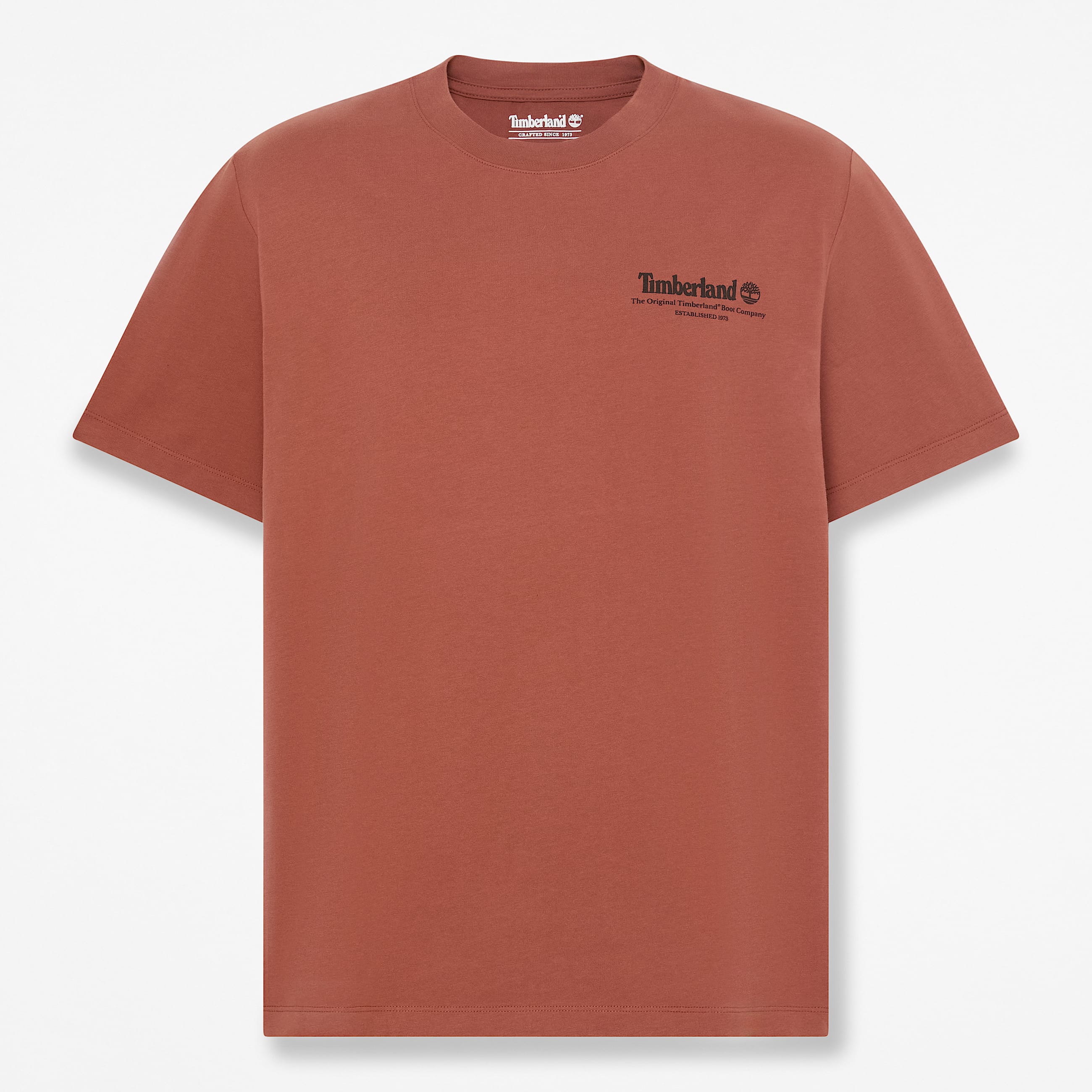 Tshirt  manches courtes et motif Bootmakers pour homme en marron TBL marron HERO